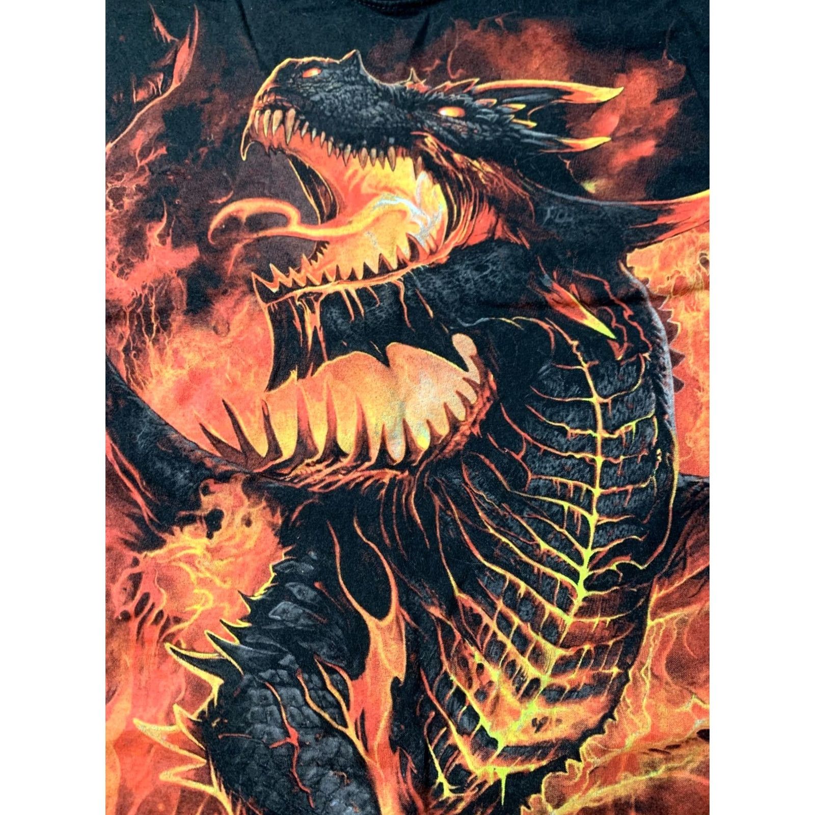 Vintage SPIRAL DRACONIC DRAGON SHIRT Men TSHIRT Tee 2010s Black Size M Short Sleeve Dragon Print Vintage No Size US M / EU 48-50 / 2 - 4 Thumbnail
