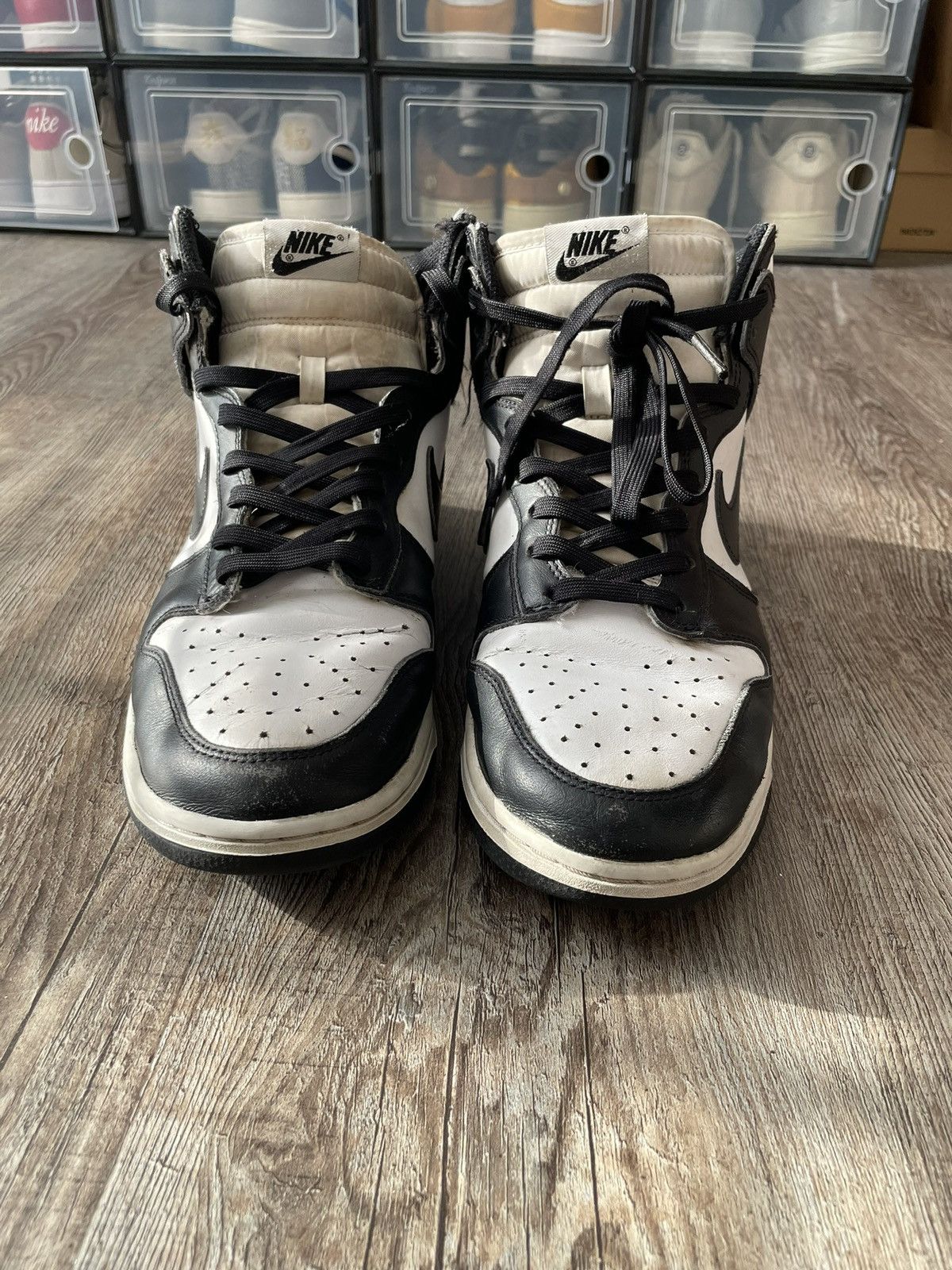 Nike NIKE Dunk High “Black/White” Size US 10 / EU 43 - 3 Thumbnail