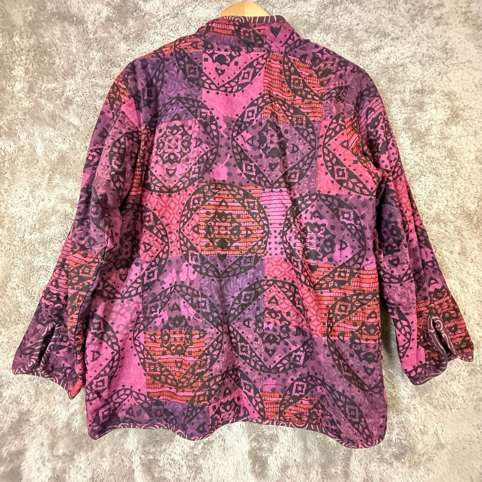 Other Dignity Not Charity Cotton Quilted Reversible Jacket L India Size L / US 10 / IT 46 - 3 Thumbnail