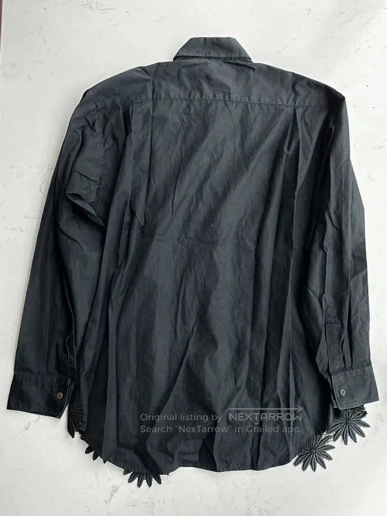 Comme des Garcons Comme Des Garcons Floral Embroidered Openwork Shirt Size L / US 10 / IT 46 - 7 Thumbnail