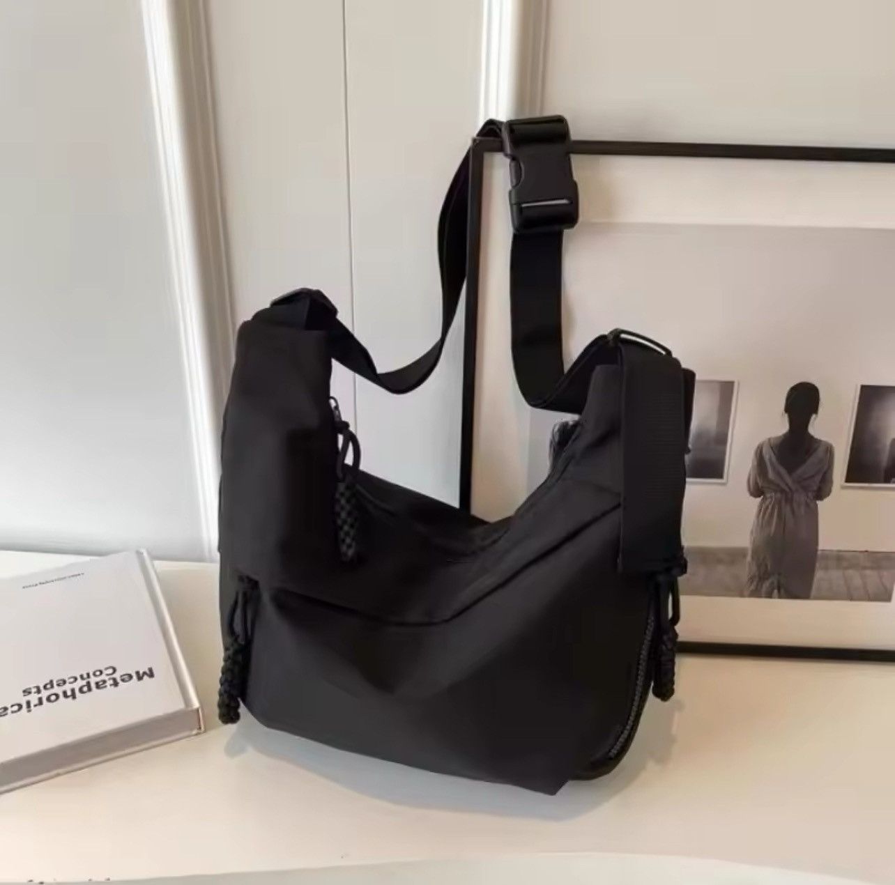 Japanese Brand × Vintage Nylon Hobos Crossbody Bags Size ONE SIZE - 3 Thumbnail