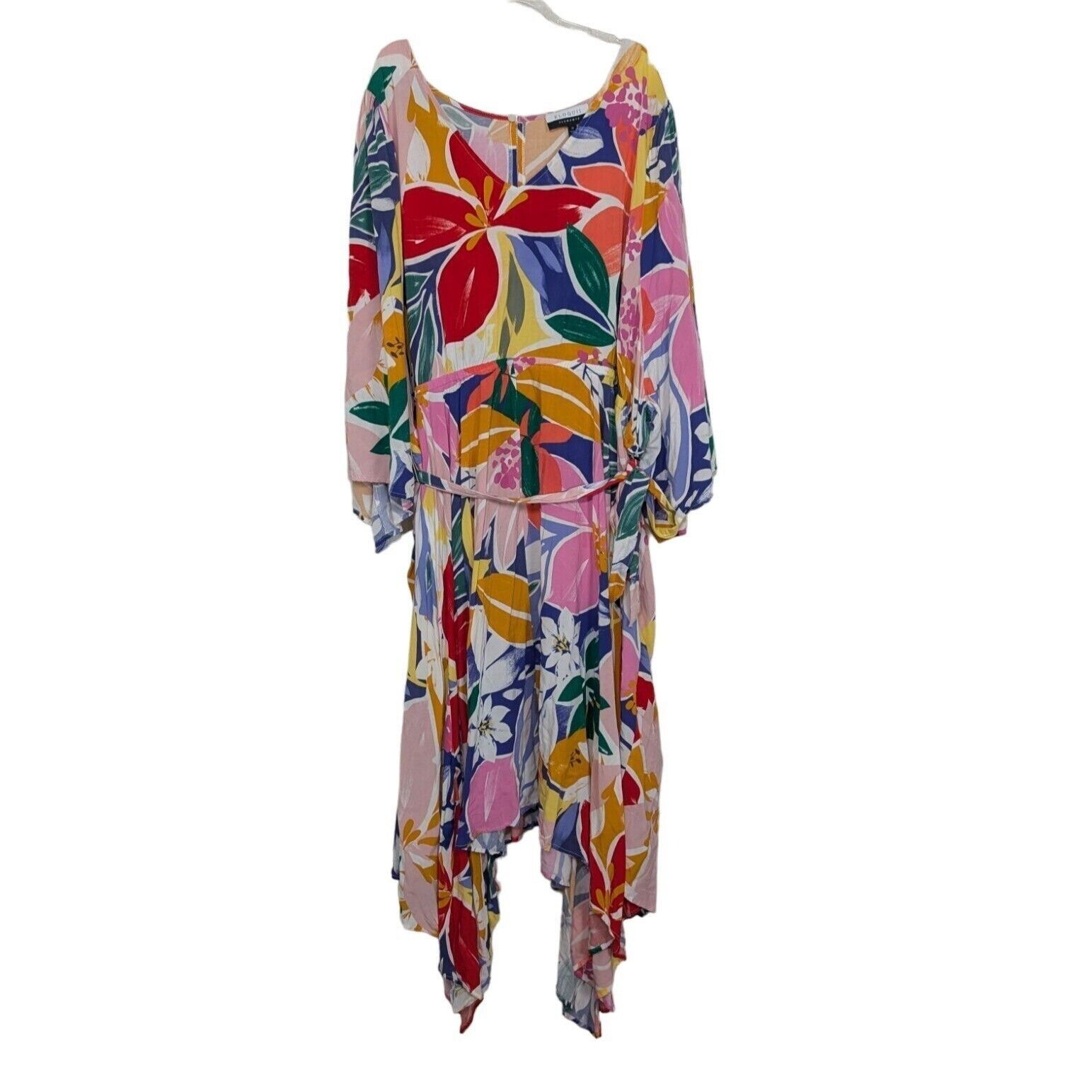 Designer Eloquii Elements Paradiso Floral Maxi Romper Womens Size 28 Size 4XL / US 24-26 - 1 Thumbnail