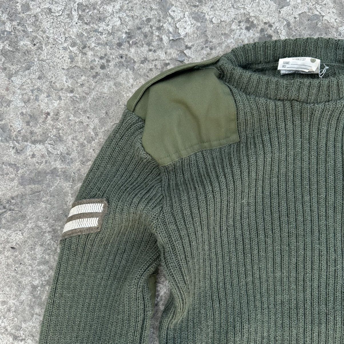 Aeronautica Militare Vintage Jersey Man’s Heavy Olive Round Neck Size 106 Size US L / EU 52-54 / 3 - 3 Thumbnail