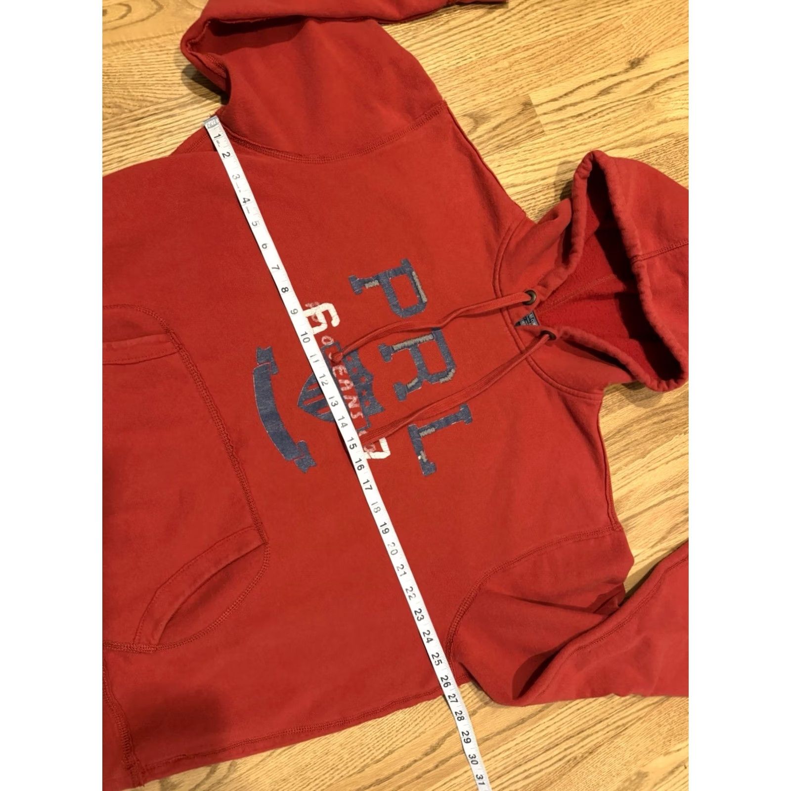 Polo Ralph Lauren Vtg Polo Jeans Company Ralph Lauren Hoodie Sweatshirt Red Pullover Men’s Large Size US L / EU 52-54 / 3 - 6 Thumbnail