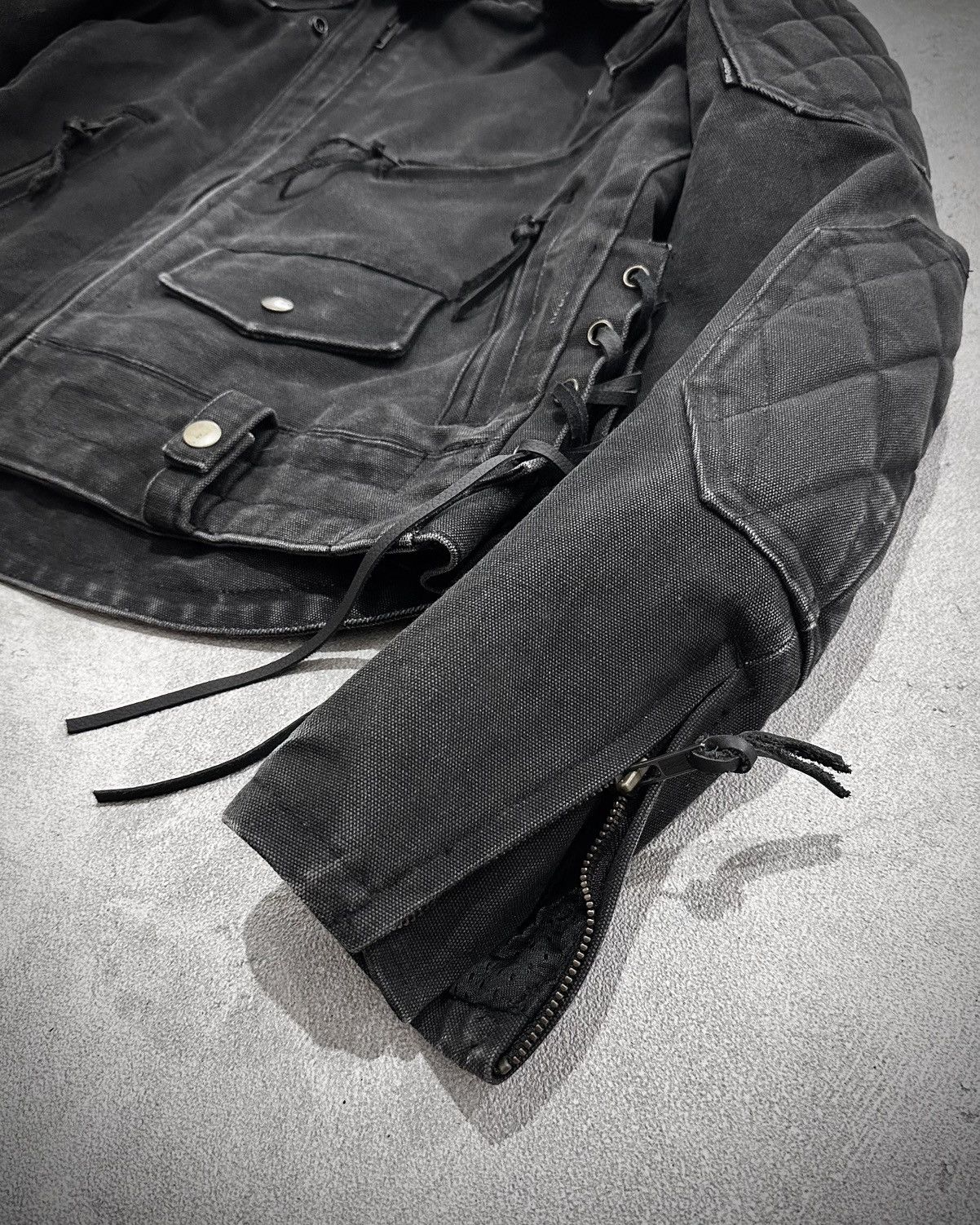Kadoya Kadoya Diamond Cut Bikers Canvas Jacket Size US M / EU 48-50 / 2 - 5 Thumbnail