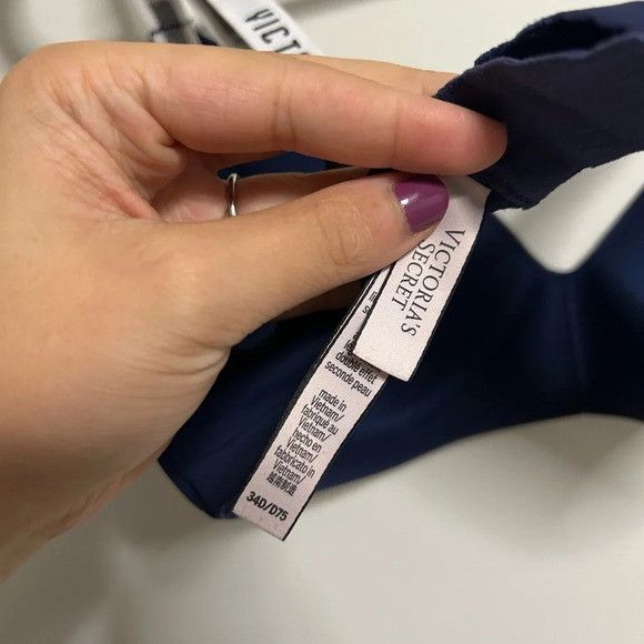 Victoria's Secret Victoria Secret Blue Wireless Bra Size ONE SIZE - 3 Thumbnail