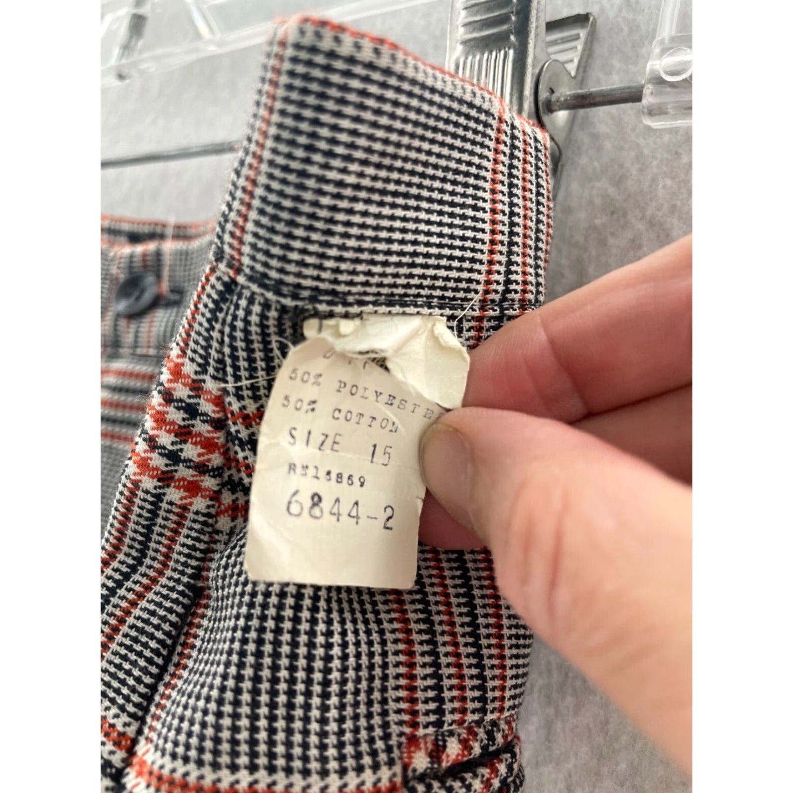 Vintage VINTAGE High Rise Moms Pants Plaid Womens 15 NWT by Dan River Size 36" / US 14 / IT 50 - 2 Thumbnail