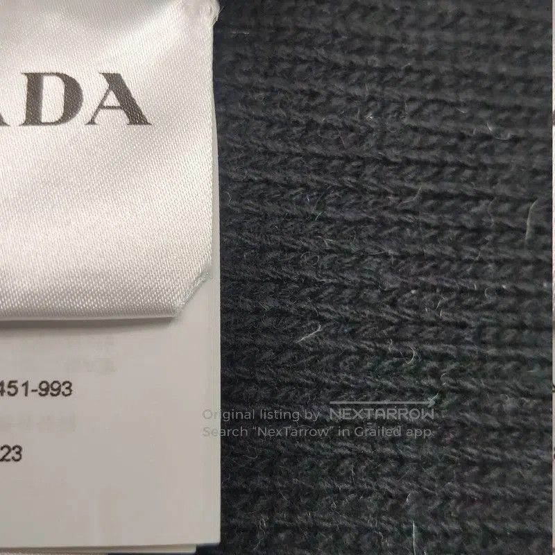 Prada Prada Logo Fringed Double. Size ONE SIZE - 7 Thumbnail