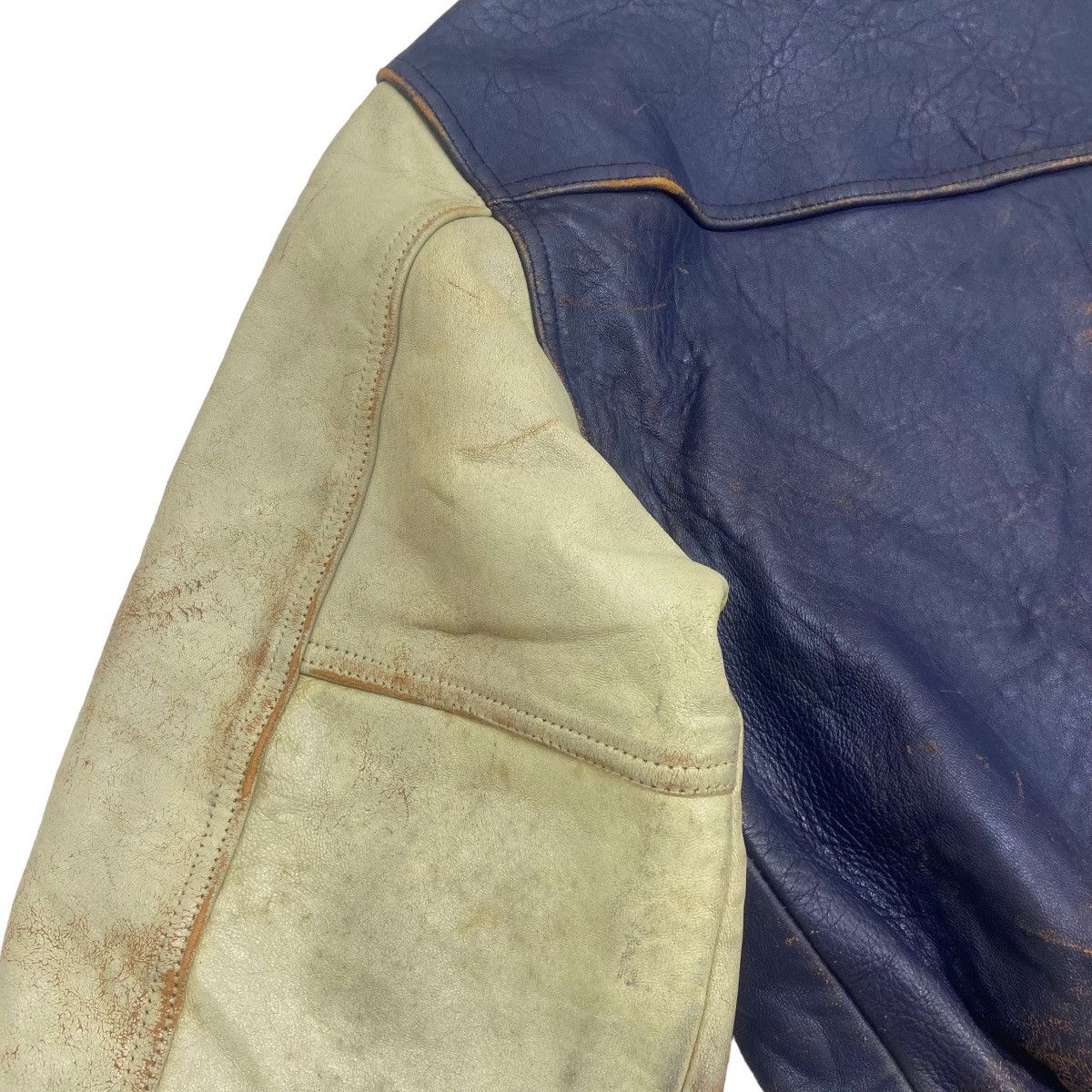 Avirex Vtg 1953 Midnight Sun League Avirex Varsity Leather Jacket Size US M / EU 48-50 / 2 - 14 Thumbnail