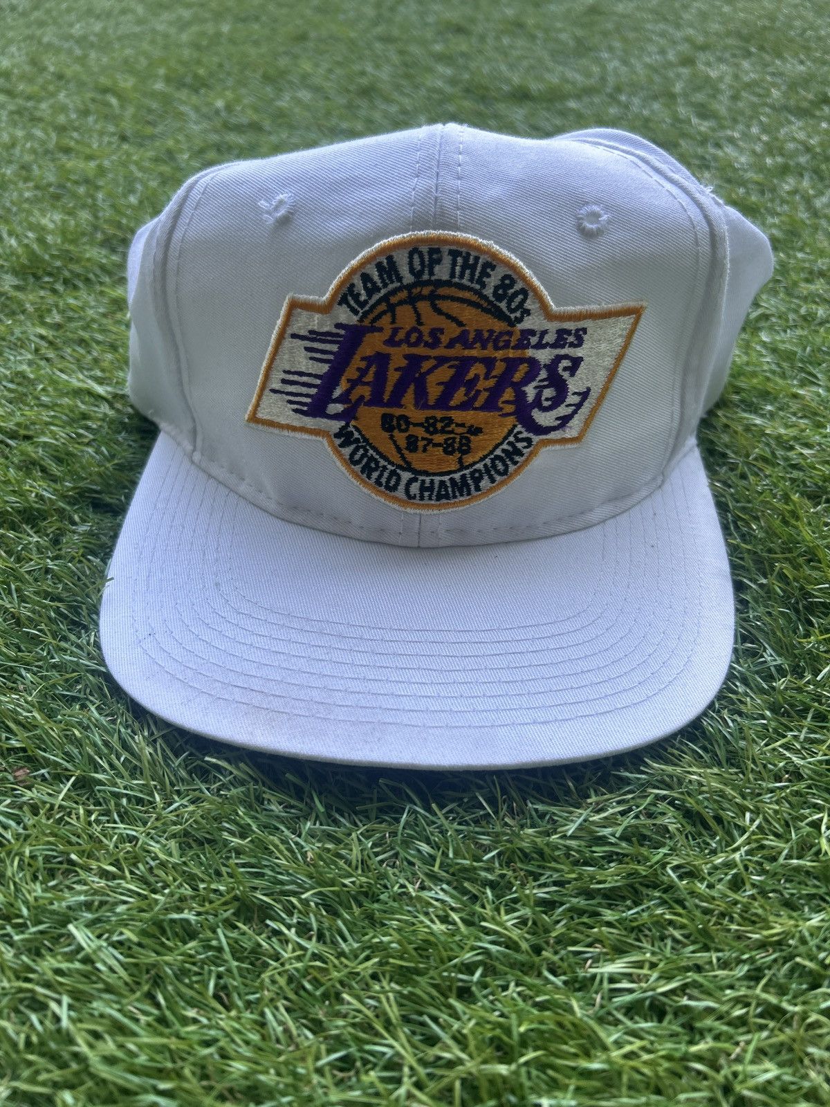 NBA Vintage 80s Los Angeles Lakers Team of the 80s Snapback Hat Size ONE SIZE - 1 Thumbnail