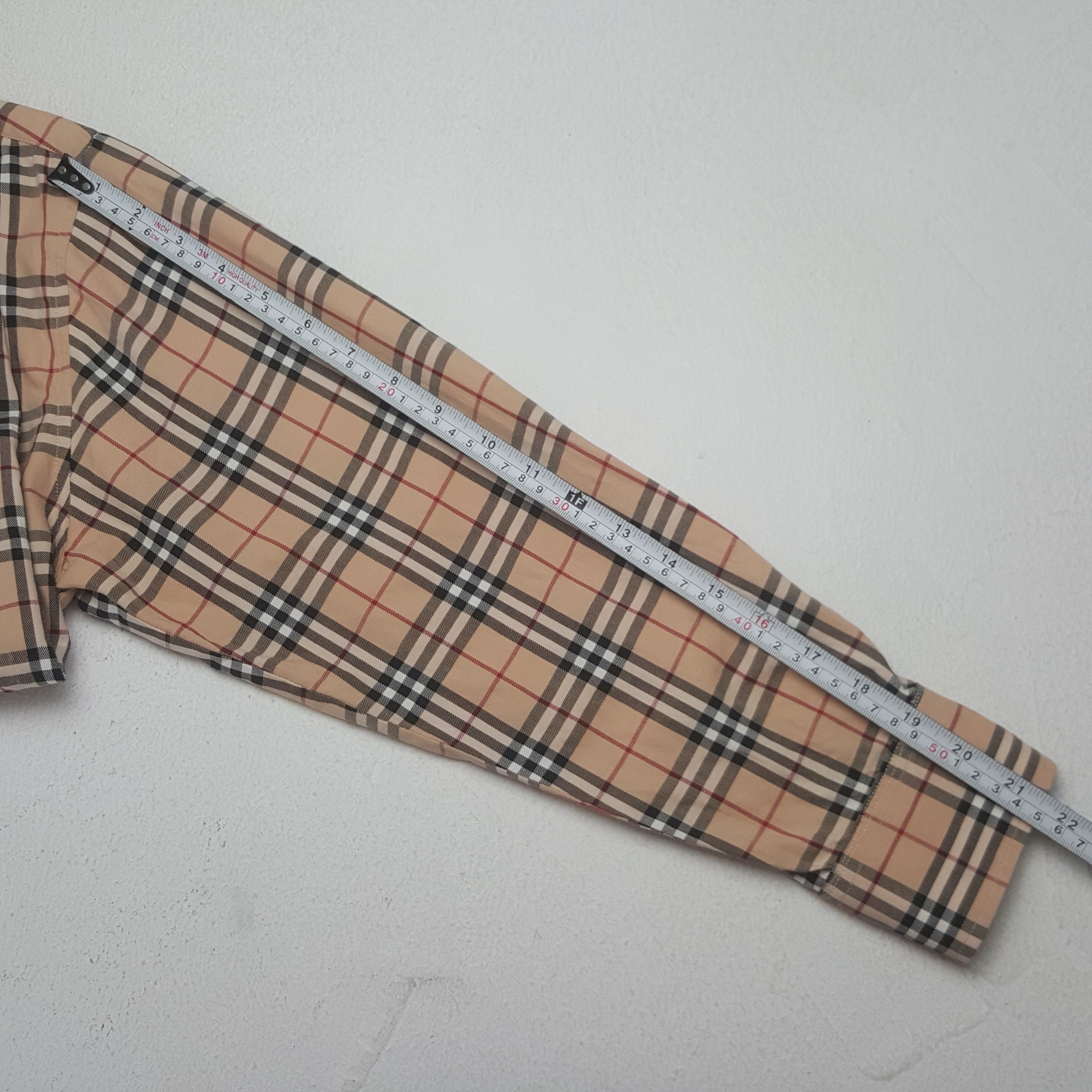 Burberry × Vintage Vintage Burberry London Nova Check Button Up Shirt Size US M / EU 48-50 / 2 - 6 Thumbnail