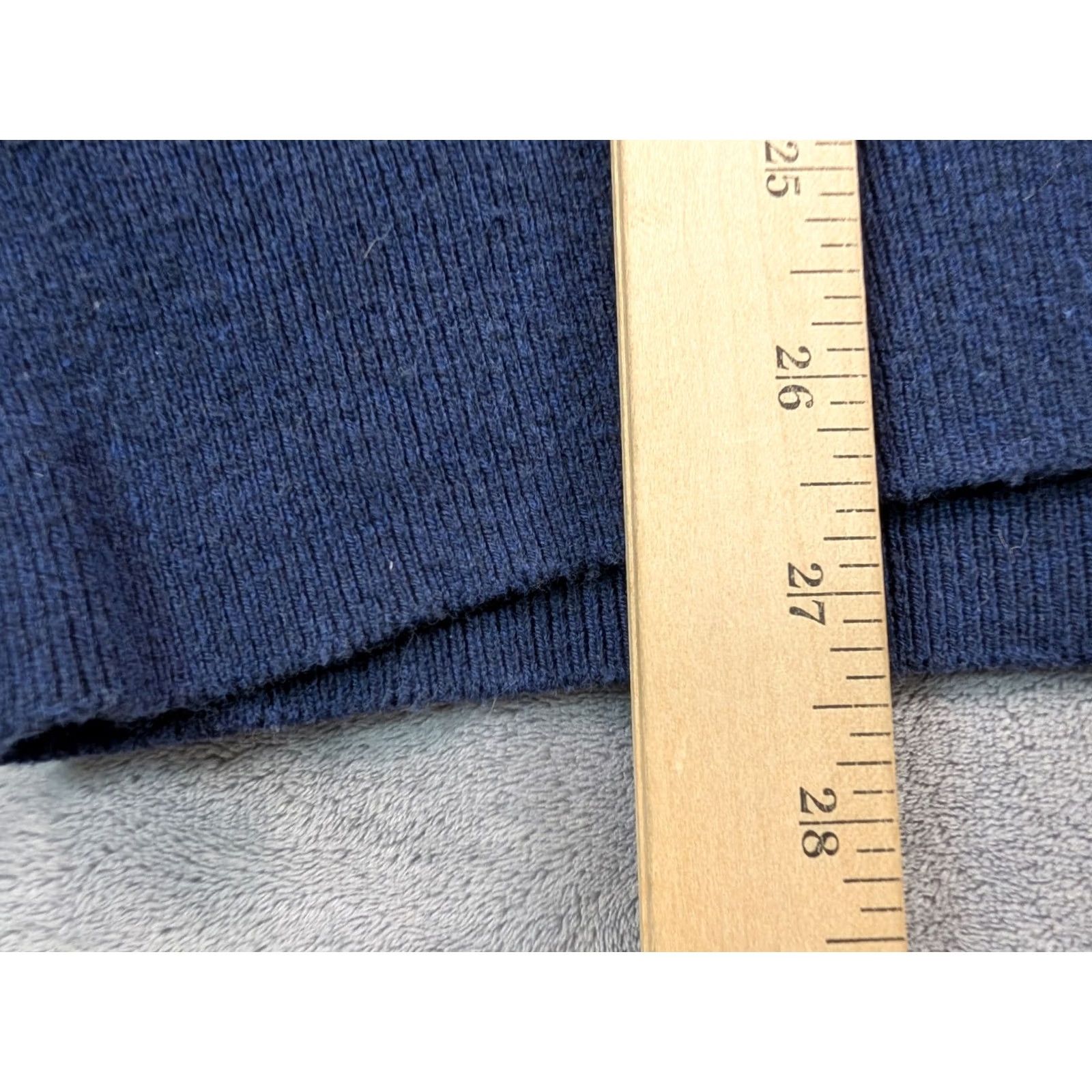 Orvis Orvis Sweater Long Sleeve Mock Neck 1/4 Zip Cashmere Cotton Silk Blend Navy Large Men’s Pullover Winter Casual Size US L / EU 52-54 / 3 - 6 Thumbnail