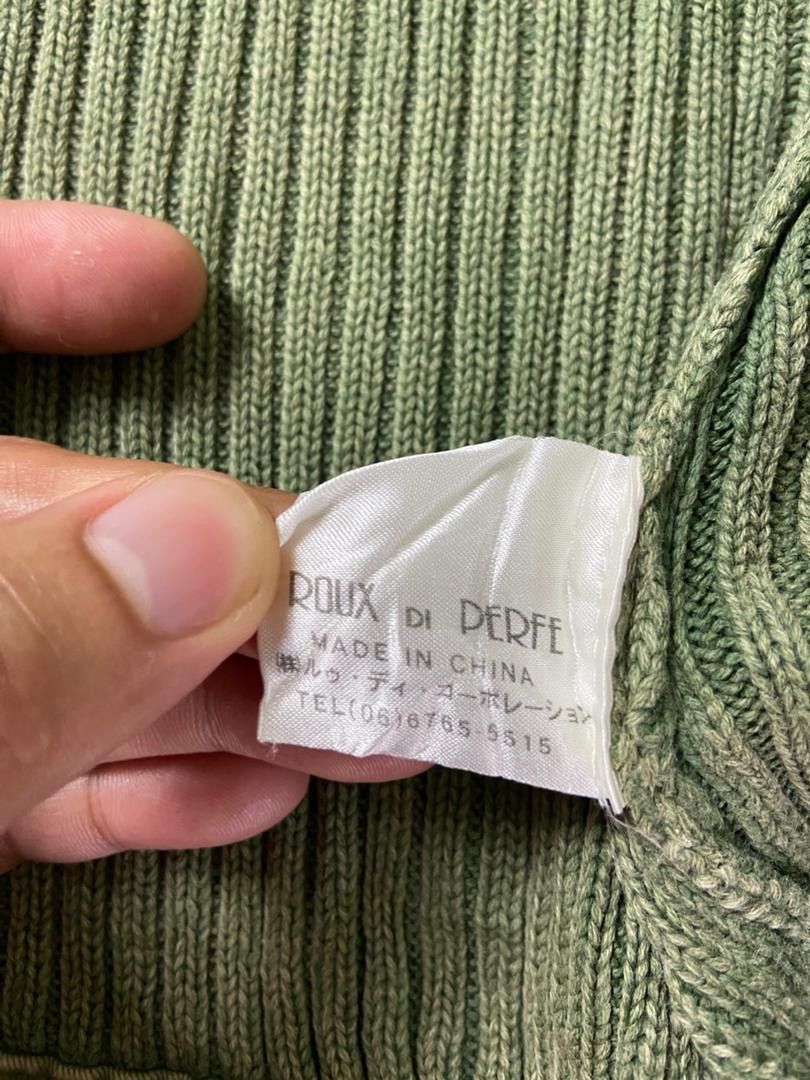 Japanese Brand Roux Di Perfe Brand Multipocket Knitwear Jacket (192) Size XXS / US 00 / IT 34 - 4 Thumbnail