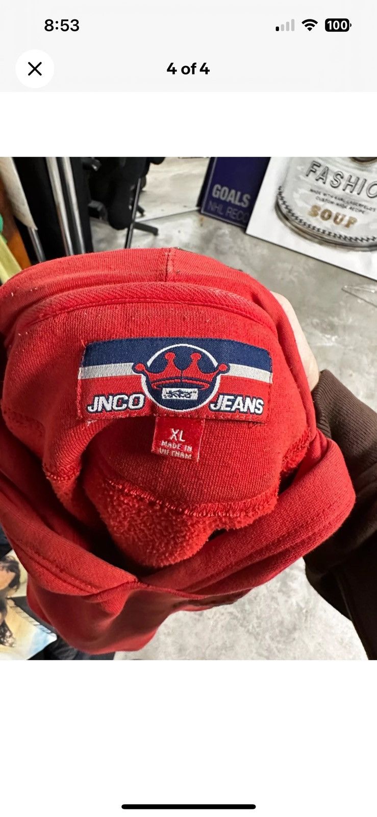 JNCO JNCO Flames Hoodie RARE Size US XL / EU 56 / 4 - 4 Thumbnail