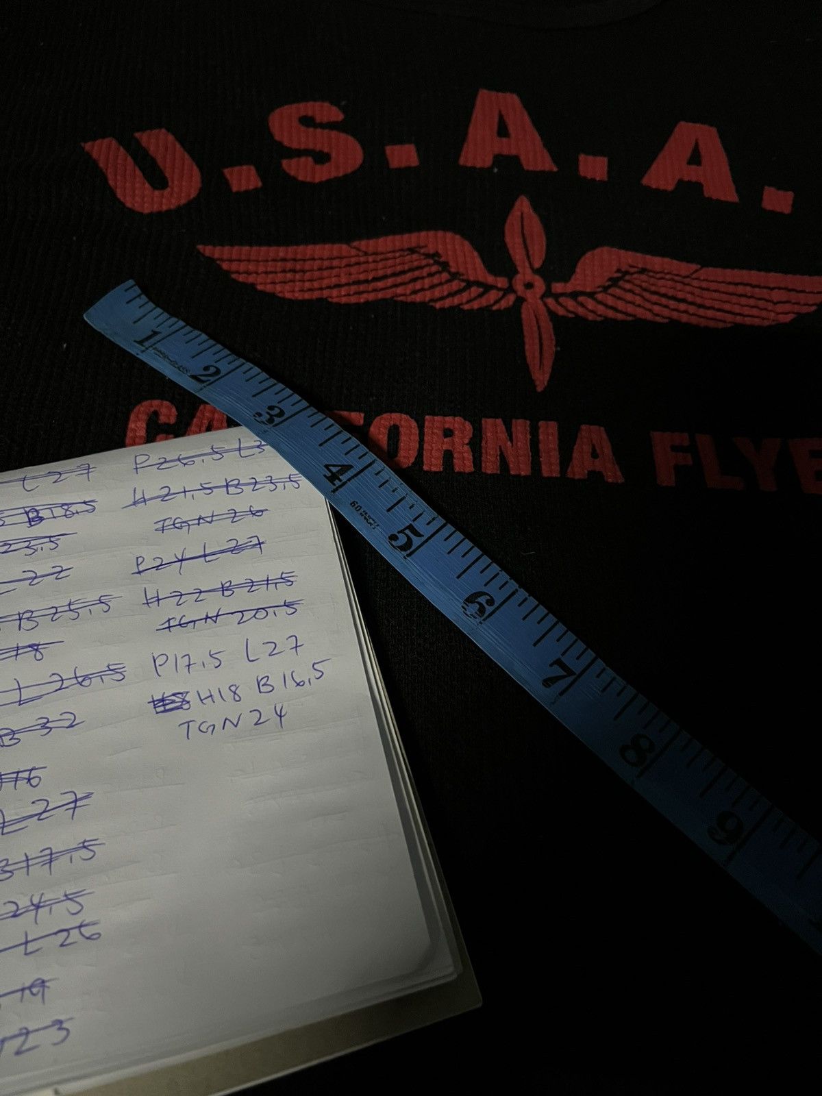 Japanese Brand ⚡️USAAF California Flyers Big Logo Long Sleeve Size M / US 6-8 / IT 42-44 - 7 Thumbnail
