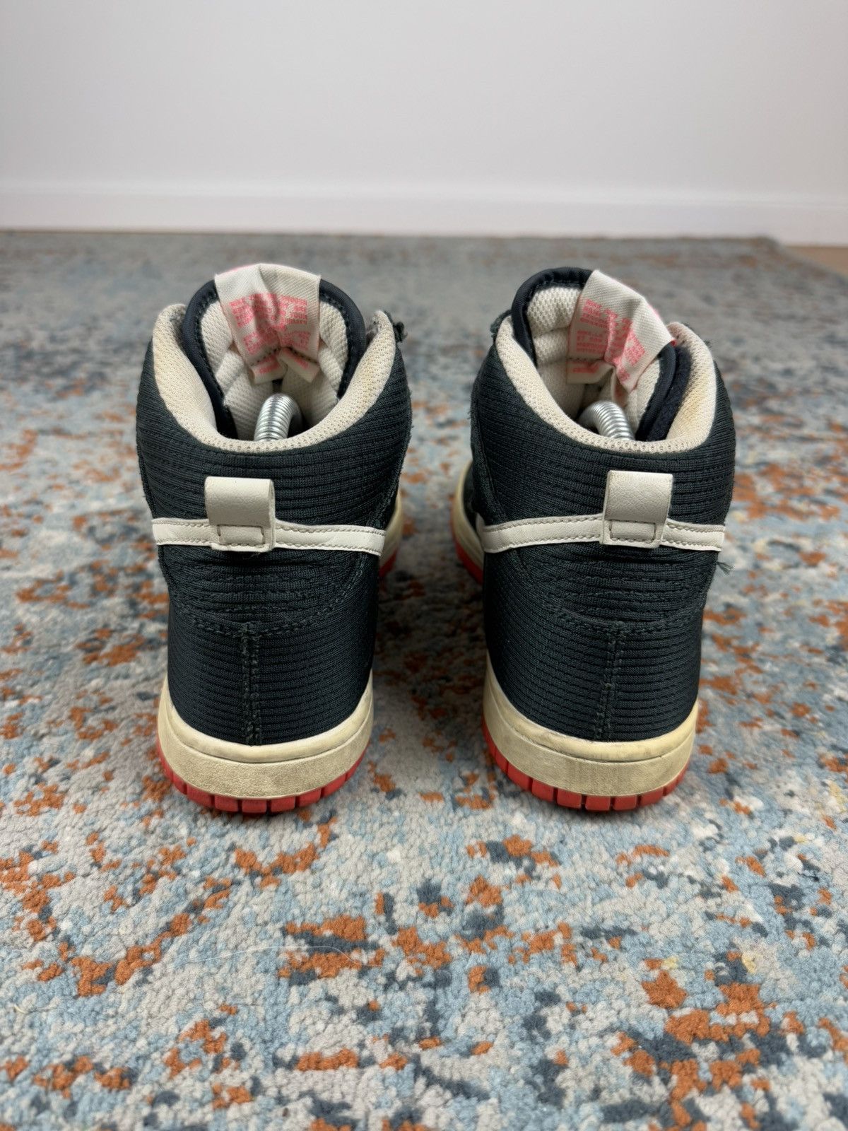 Nike × Vintage Vintage 00s Nike dunk high corduroy waffle knit style Size US 7 / IT 37 - 8 Thumbnail