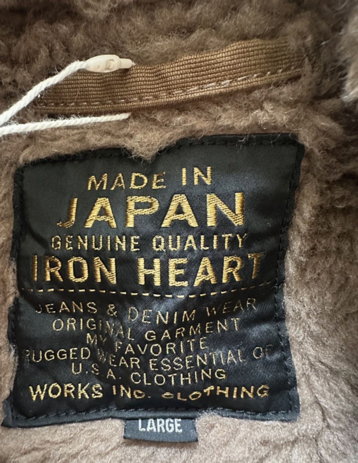 Iron Heart Iron Heart whipcord N1 deck jacket - khaki (IHM-35-KHA) Size US L / EU 52-54 / 3 - 5 Thumbnail