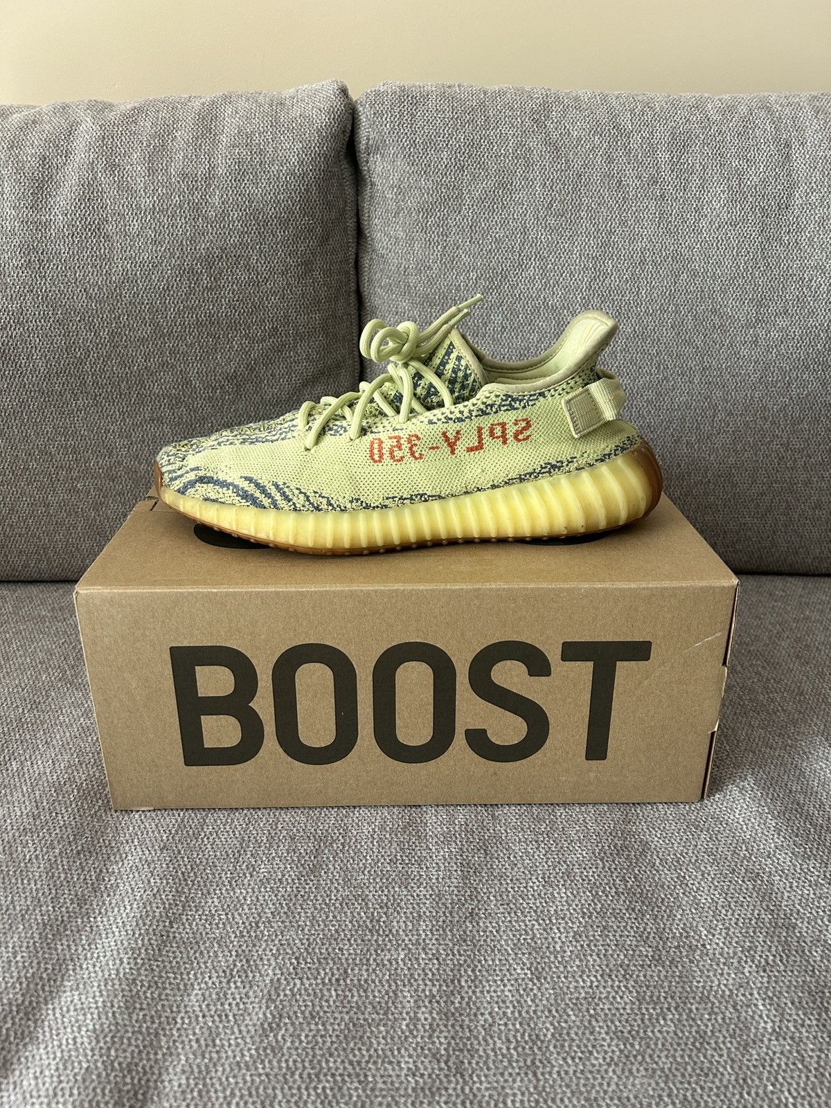 Adidas Adidas Yeezy Boost 350 Frozen Yellow Size US 9.5 / EU 42-43 - 1 Thumbnail