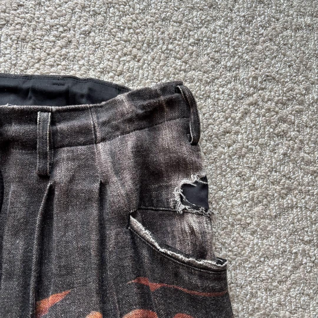 Yohji Yamamoto yohji yamamoto pour homme 18AW/archive linen/wide pants Size US 44 / EU 60 - 6 Thumbnail