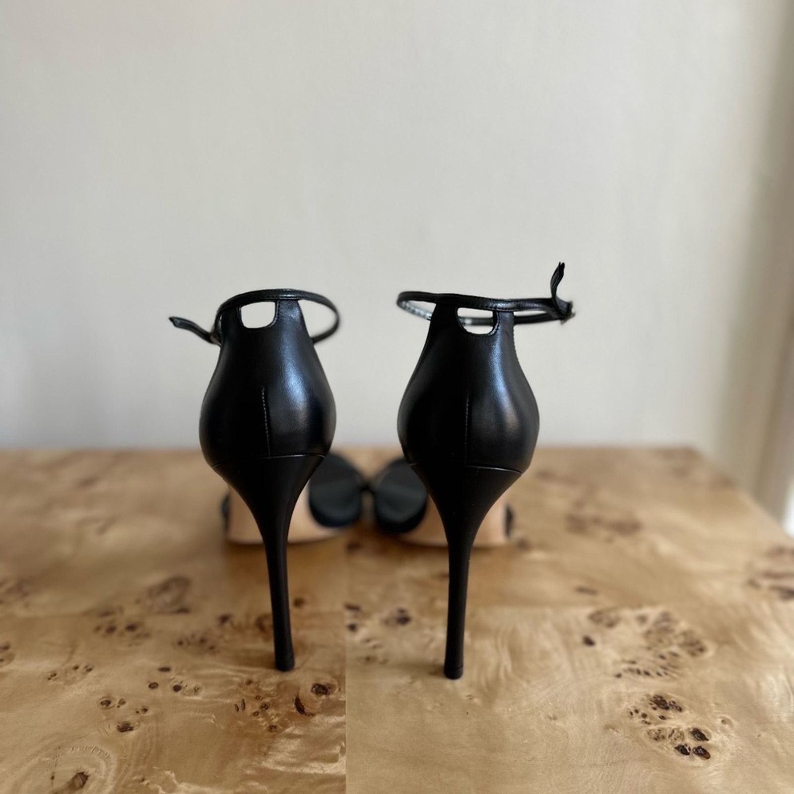 Stuart Weitzman Stuart Weitzman Nudistsong Black Heeled Sandals - 9.5 M Size US 9.5 / IT 39.5 - 4 Thumbnail