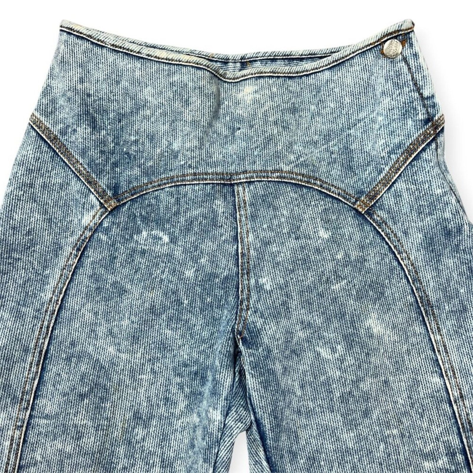 Other Vintage Alessio Acid Wash Mom Jean Light Blue Size 9/10 Size 26" / US 2 / IT 38 - 7 Thumbnail
