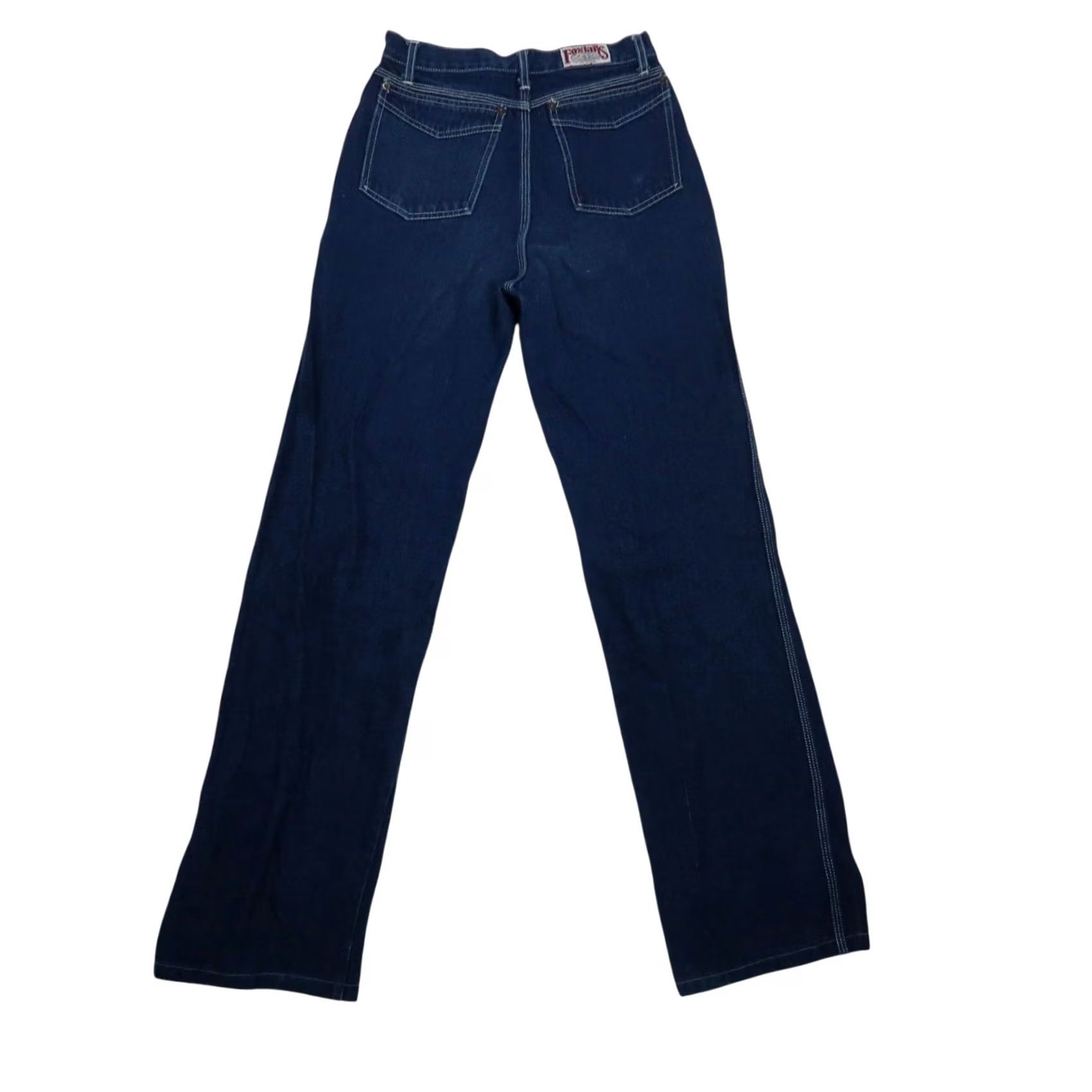 Vintage VINTAGE 90s Foxtails Dark Wash Blue High Rise Bootcut Flare Jeans 26" Jeans Women Womens Buttoms Size 26" / US 2 / IT 38 - 3 Thumbnail