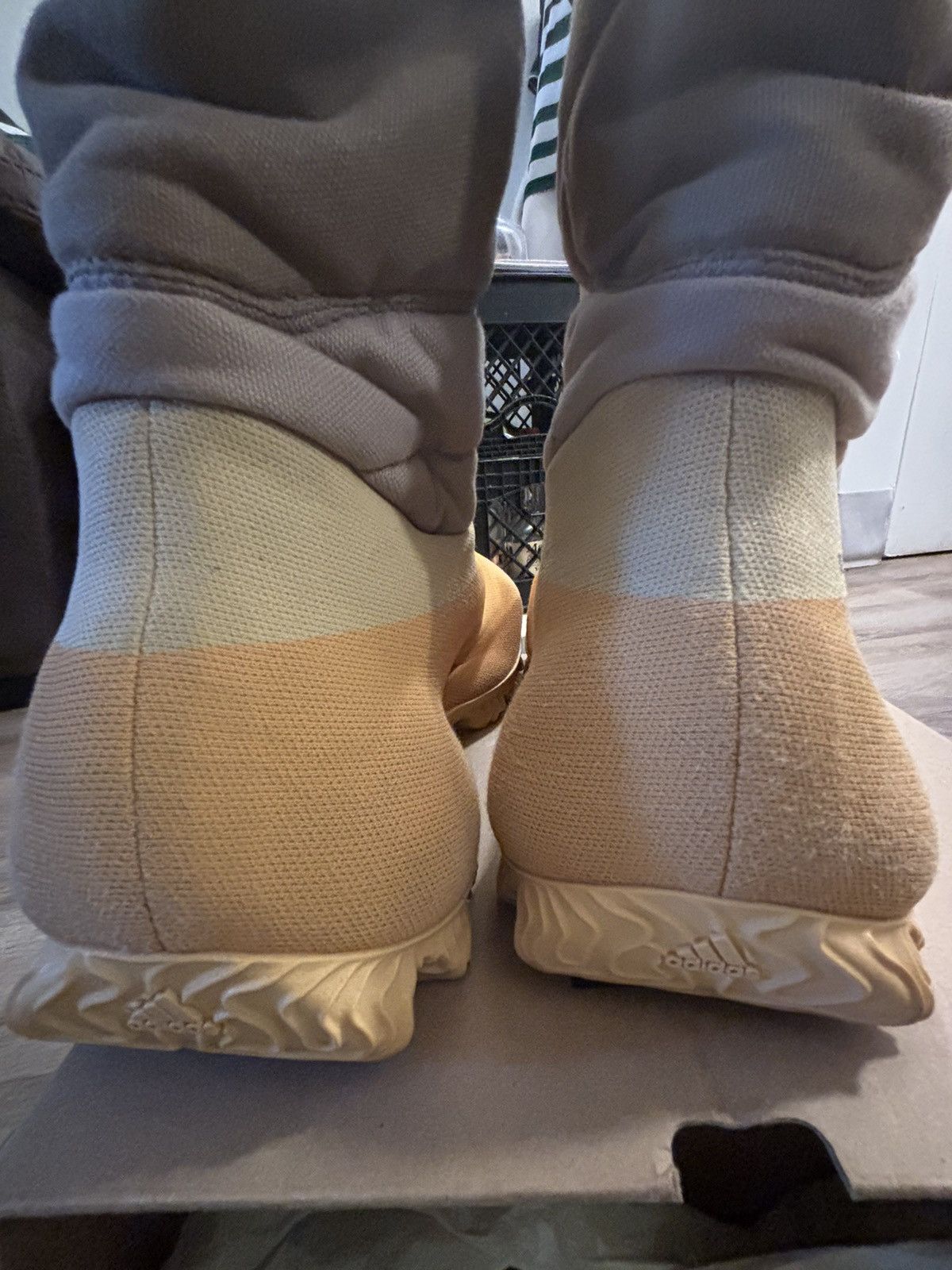 Adidas Adidas Yeezy Knit RNR boot “Sulfur” Size US 9 / EU 42 - 9 Thumbnail