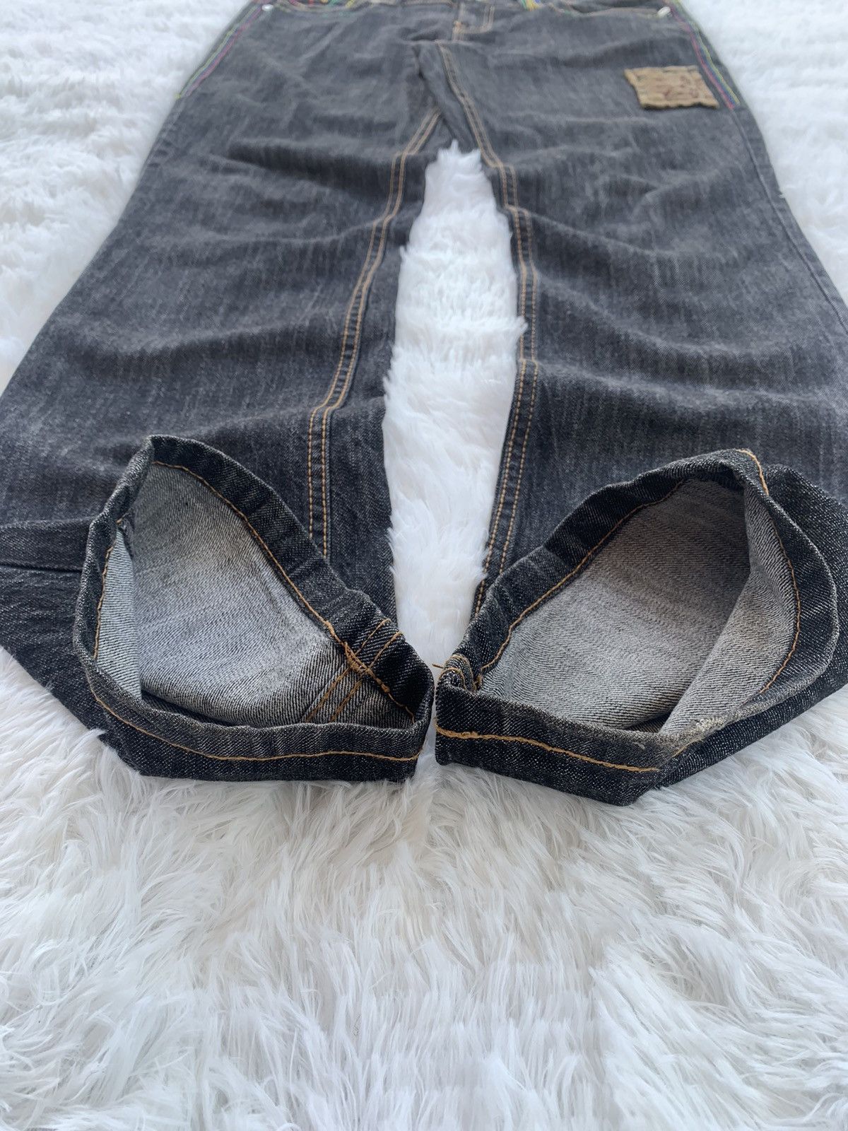 Rare Coogi Rainbow Stitch Flared Jeans