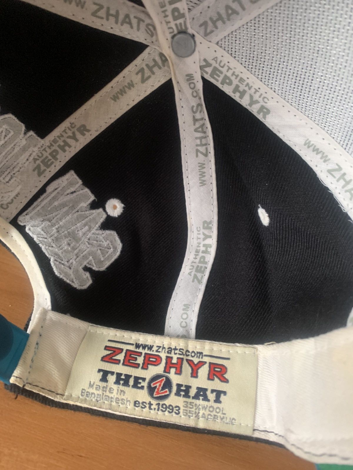 Zephyr 90s Vintage NHL Zephyr San Jose Sharks Snapback Hat Size ONE SIZE - 3 Thumbnail