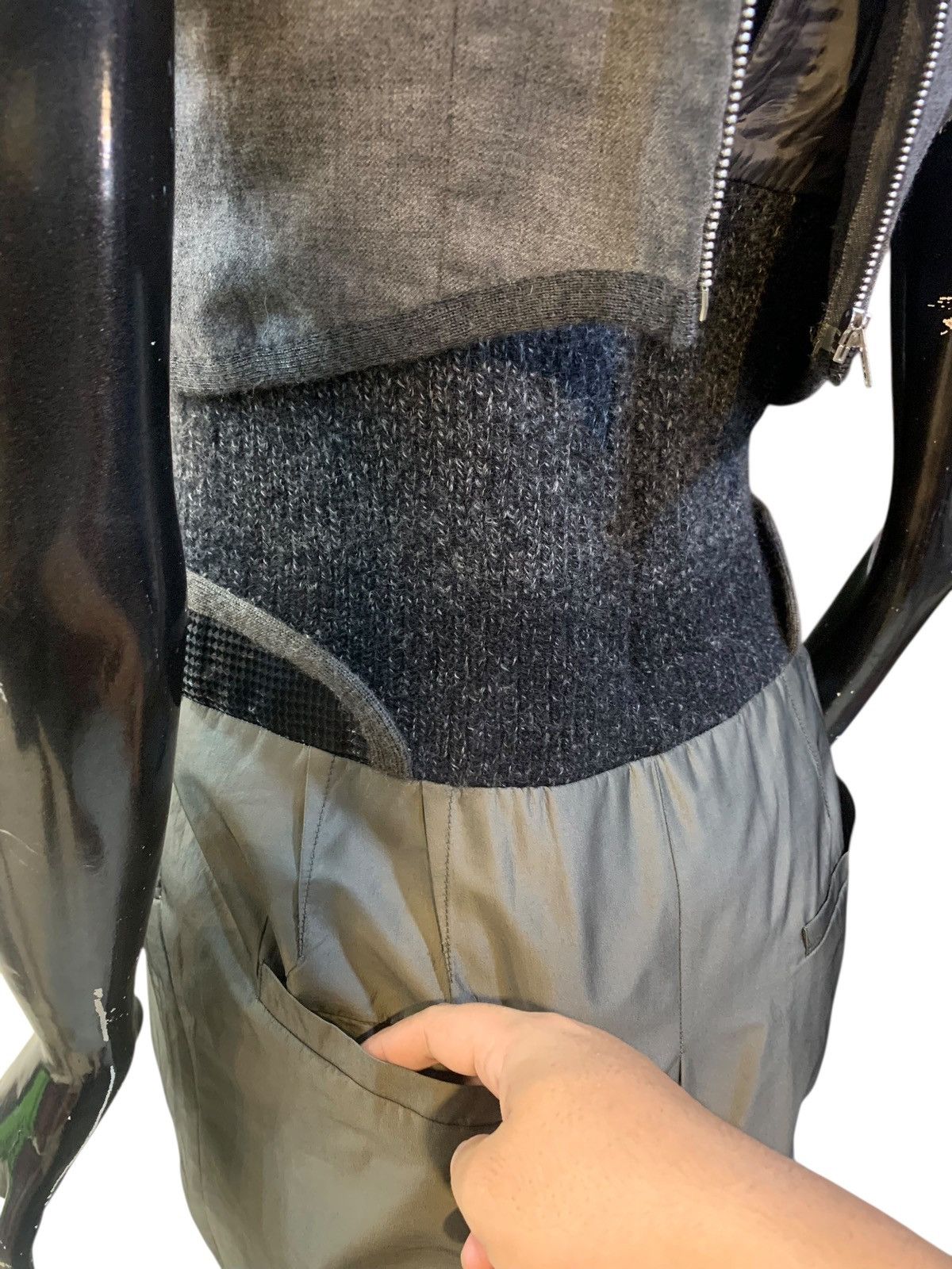 Undercover AW07 “Knit and hightech” hybrid mini dress runway Size XS / US 0-2 / IT 36-38 - 20 Thumbnail