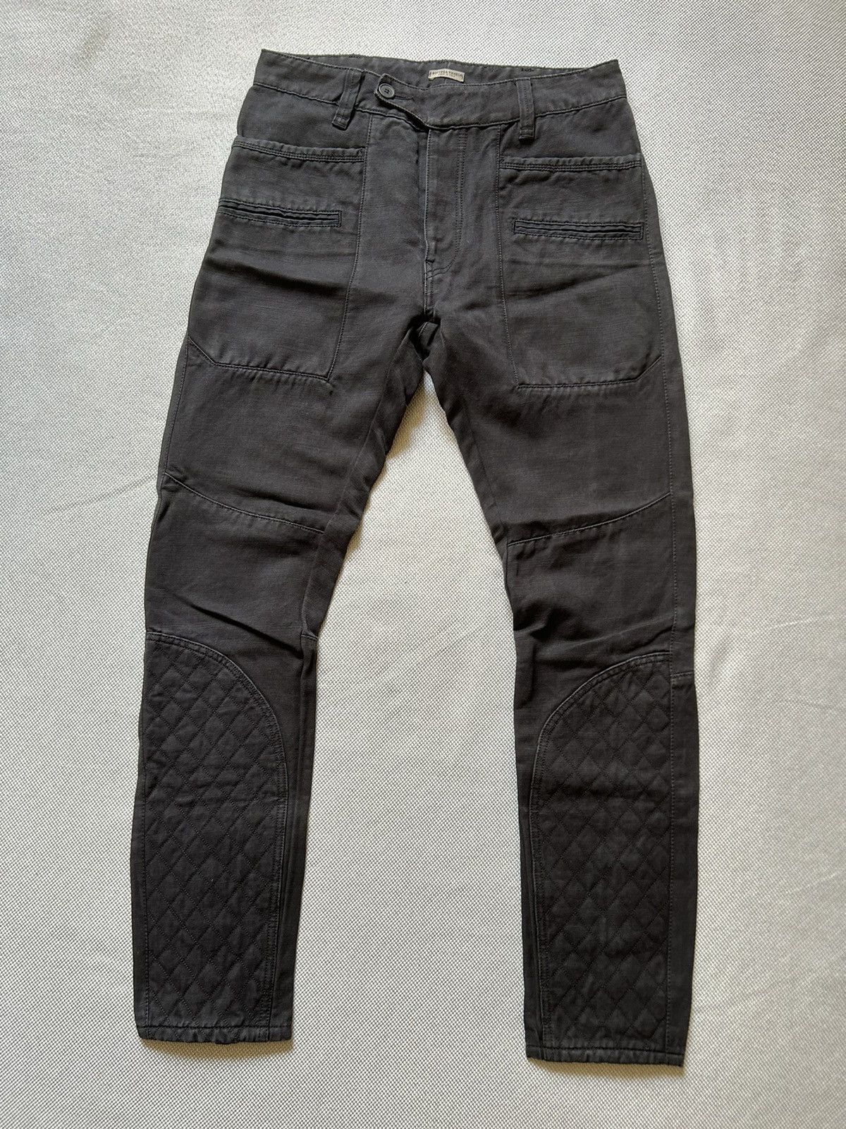 Bottega Veneta Bottega Veneta black zip pants slim Size US 30 / EU 46 - 2 Thumbnail
