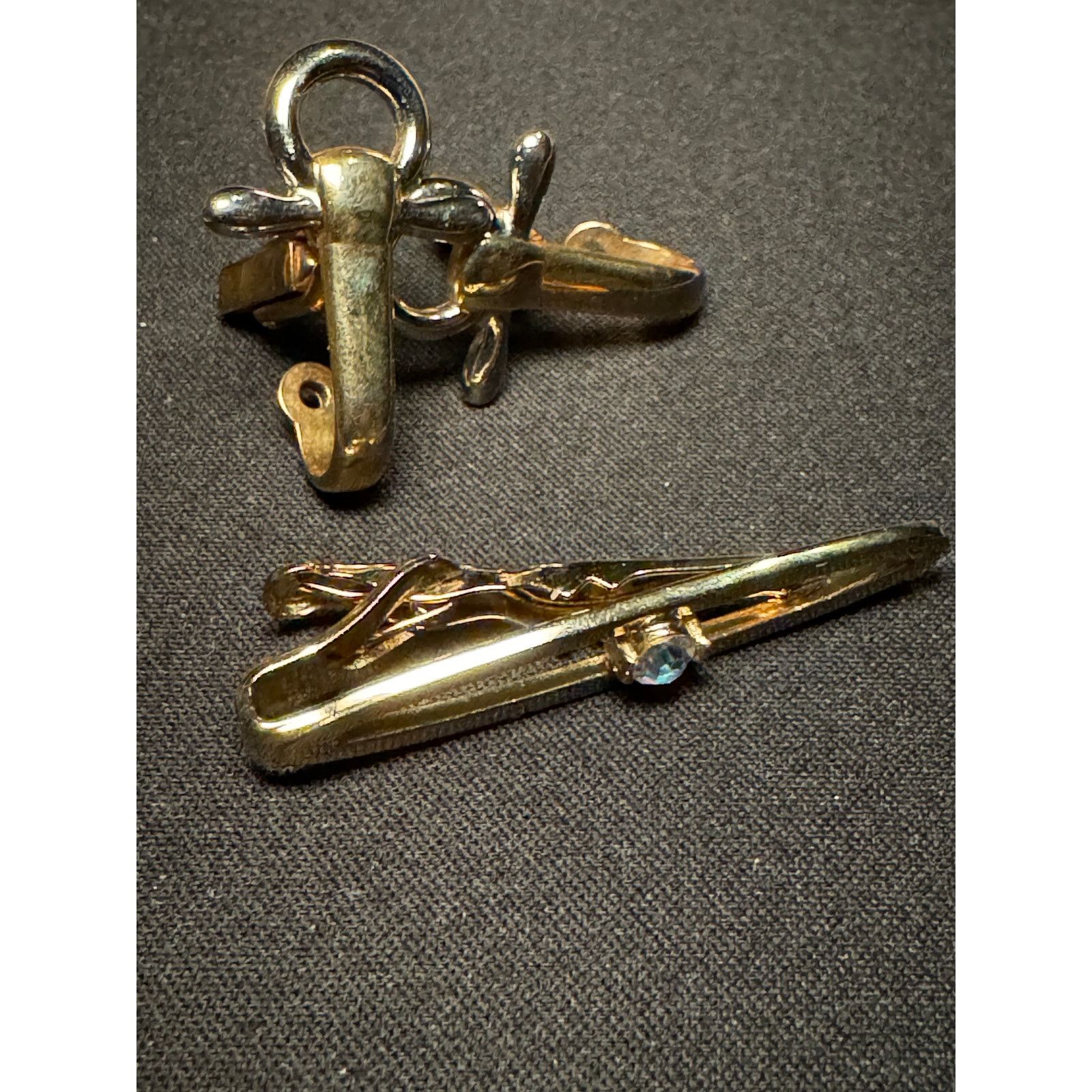 Other Vintage Swank Tie Bar and Anchor Cuff Links Size ONE SIZE - 2 Thumbnail