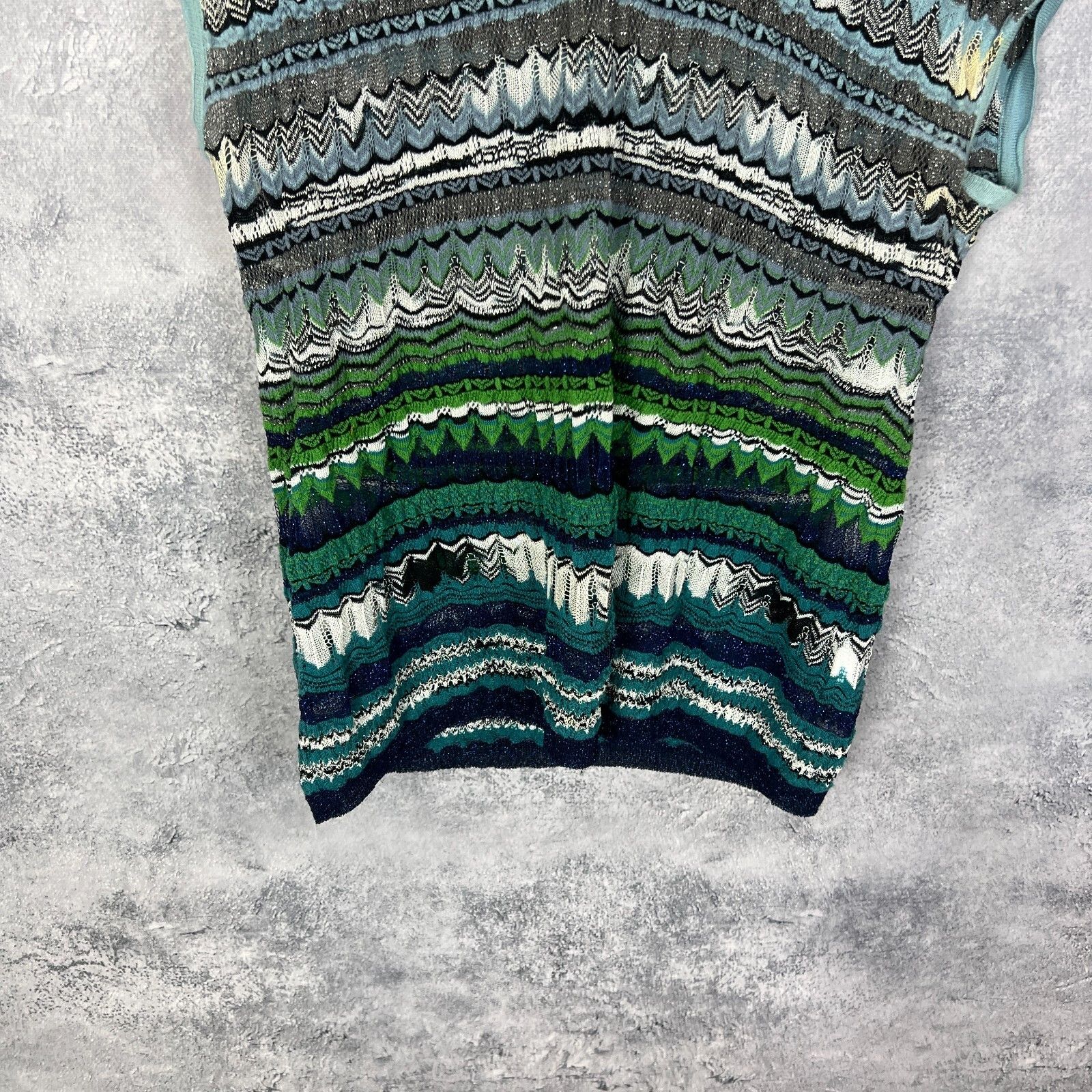 Missoni Missoni Vest Sweater Women's Size M Multicolor Sleeveless ` Size M / US 6-8 / IT 42-44 - 3 Thumbnail