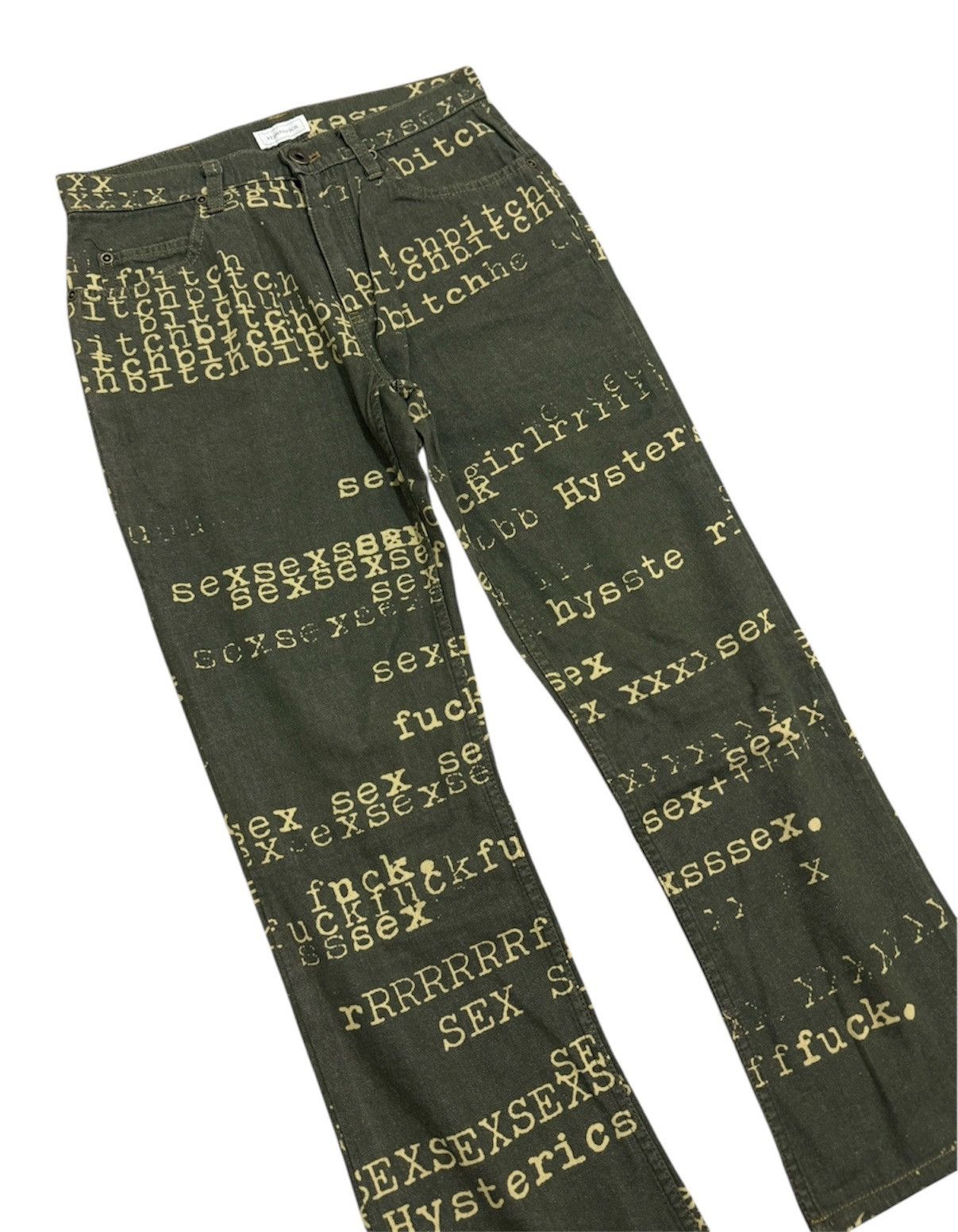 Hysteric Glamour Hysteric glamour sex fuck pants Size US 28 / EU 44 - 3 Thumbnail