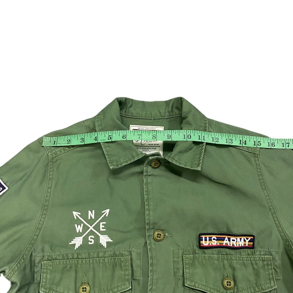 Japanese Brand Rodeo Crown Native Chimayo Button Shirt M Size Green Colour Size US M / EU 48-50 / 2 - 20 Thumbnail