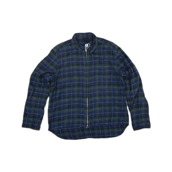 Chrome Hearts Chrome Hearts Plaid Zip Long Sleeve Shirt 0079 Size US L / EU 52-54 / 3 - 1 Thumbnail