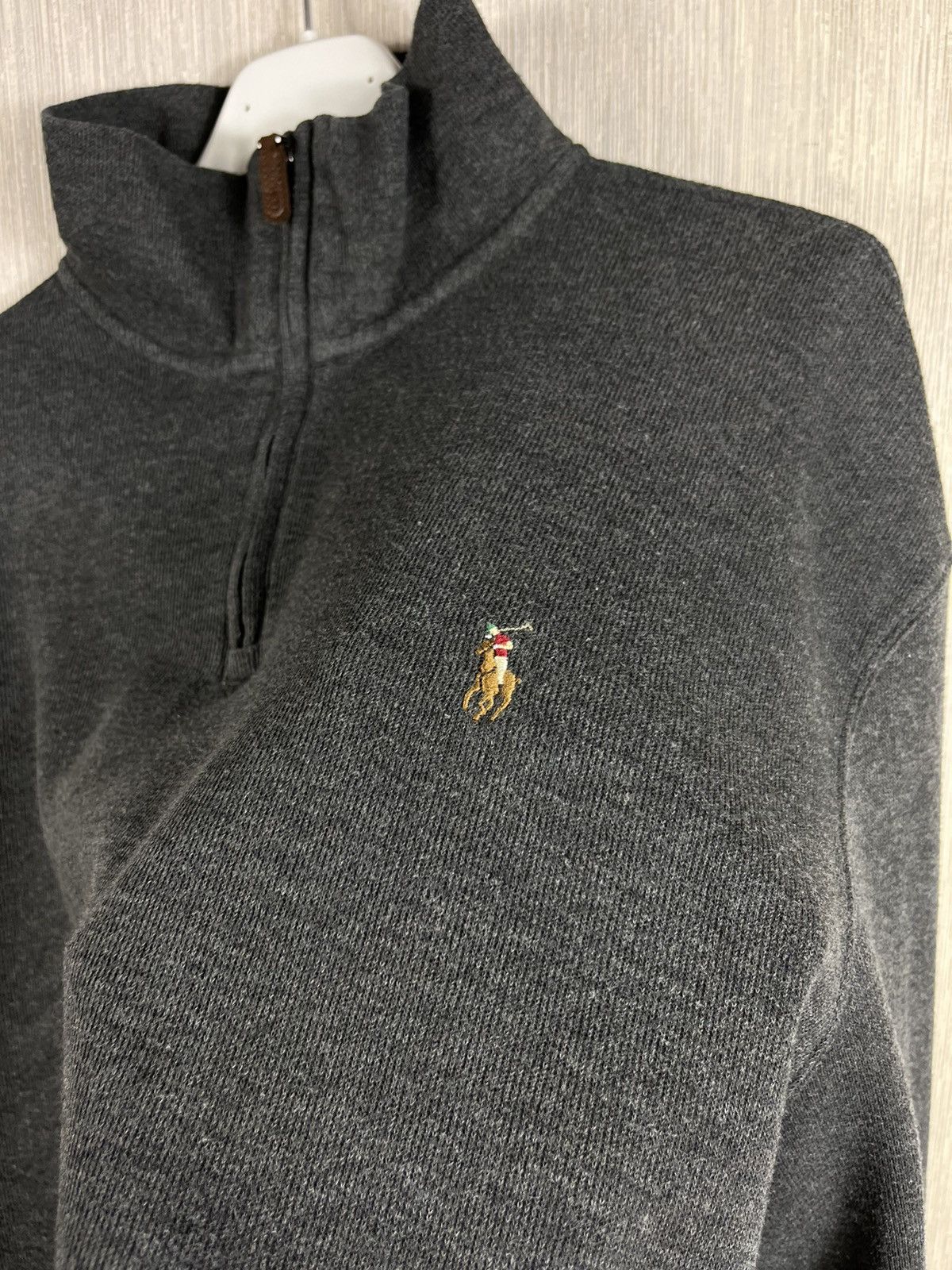 Polo Ralph Lauren × Ralph Lauren × Vintage Polo Ralph Lauren estate rib half zip quarter sweatshirt Size US XL / EU 56 / 4 - 8 Thumbnail