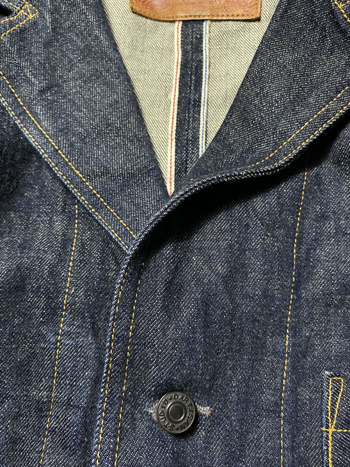 Studio D'Artisan Studio D’Artisan - D4402 Denim Tailored Jacket Size US XXS / EU 40 - 5 Thumbnail