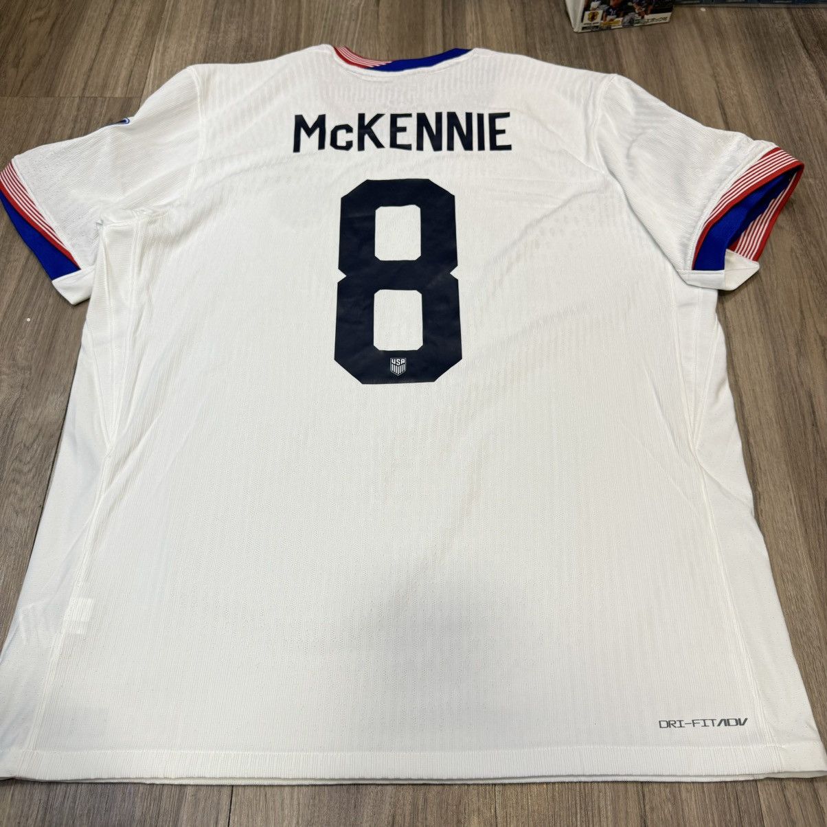 Nike USA USMNT24/25 player issue home shirt #8 McKENNIE Size US XL / EU 56 / 4 - 2 Thumbnail