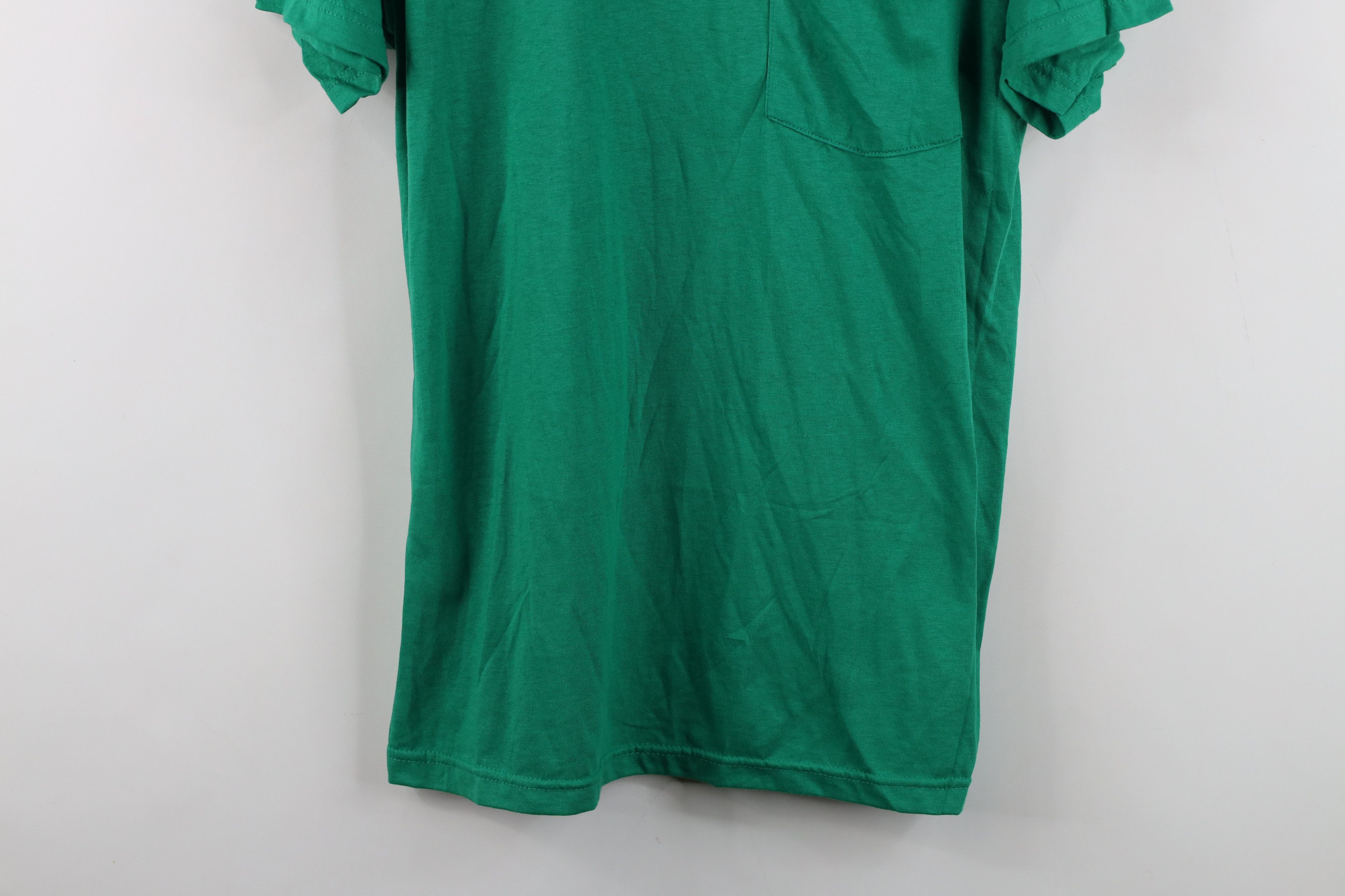 Vintage Vintage 90s Streetwear Short Sleeve Pocket T-Shirt Kelly Size US L / EU 52-54 / 3 - 3 Thumbnail