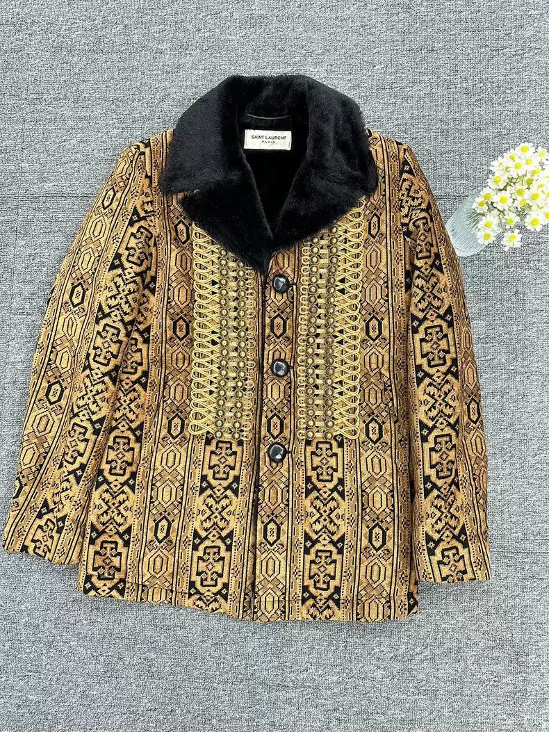 Saint Laurent Paris Saint Laurent Paris 16aw Palace Coat | Grailed