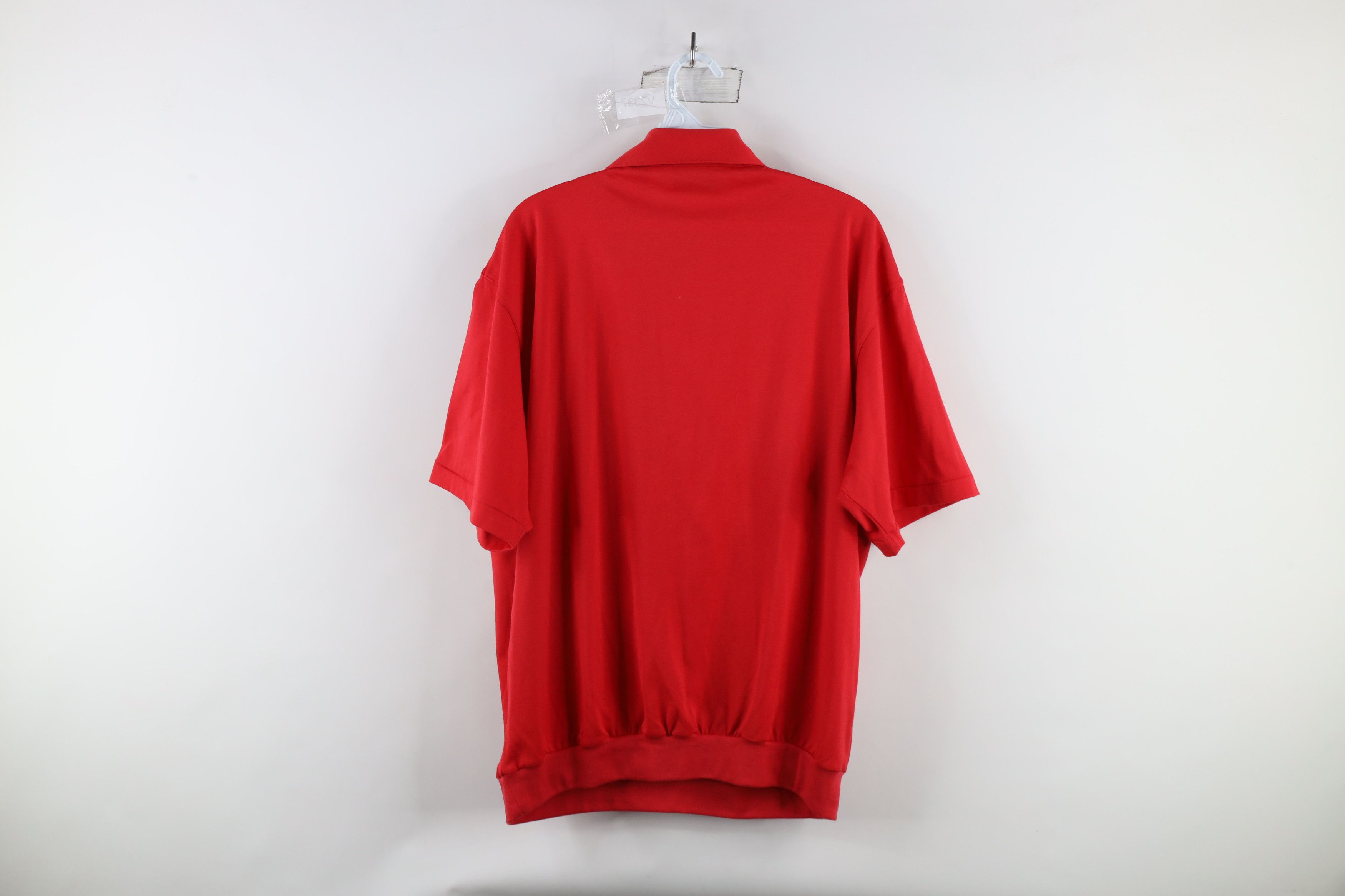 Vintage Vintage 90s Streetwear Collared Pullover Polo Shirt Red Size US M / EU 48-50 / 2 - 8 Thumbnail