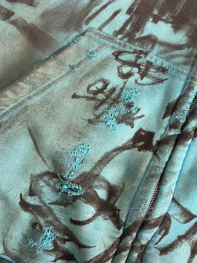 Balenciaga Balenciaga Graffiti Dirt Washed Hoodie Size US XXL / EU 58 / 5 - 7 Thumbnail