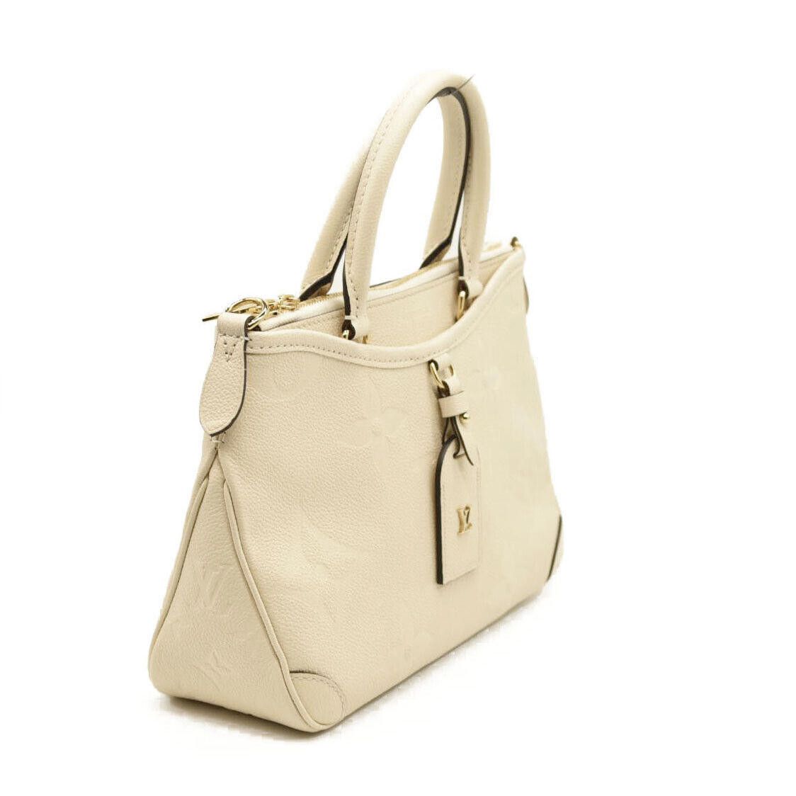 Louis Vuitton LOUIS VUITTON Trianon PM Monogram Emprreinte Handbag Creme Size ONE SIZE - 2 Thumbnail