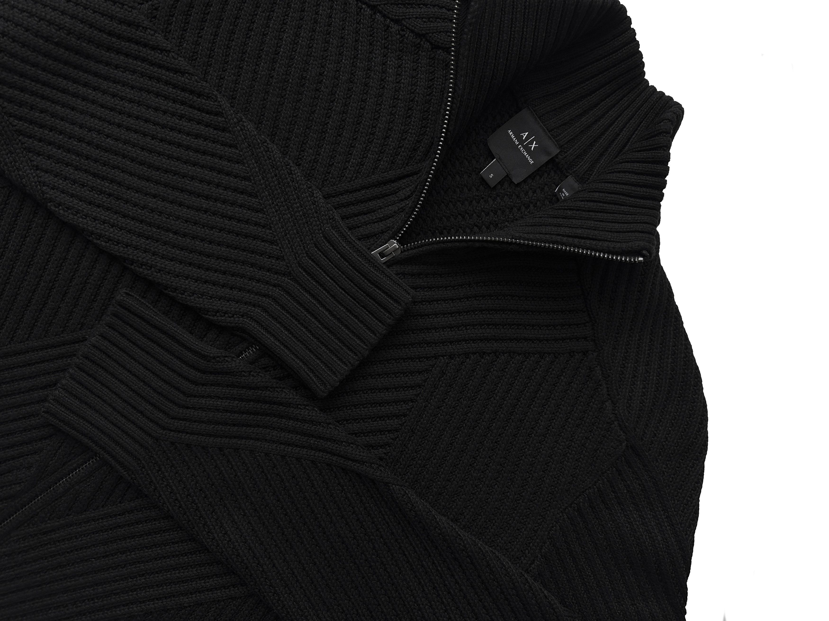 Armani Exchange Armani Exchange black zip sweater Size US S / EU 44-46 / 1 - 5 Thumbnail
