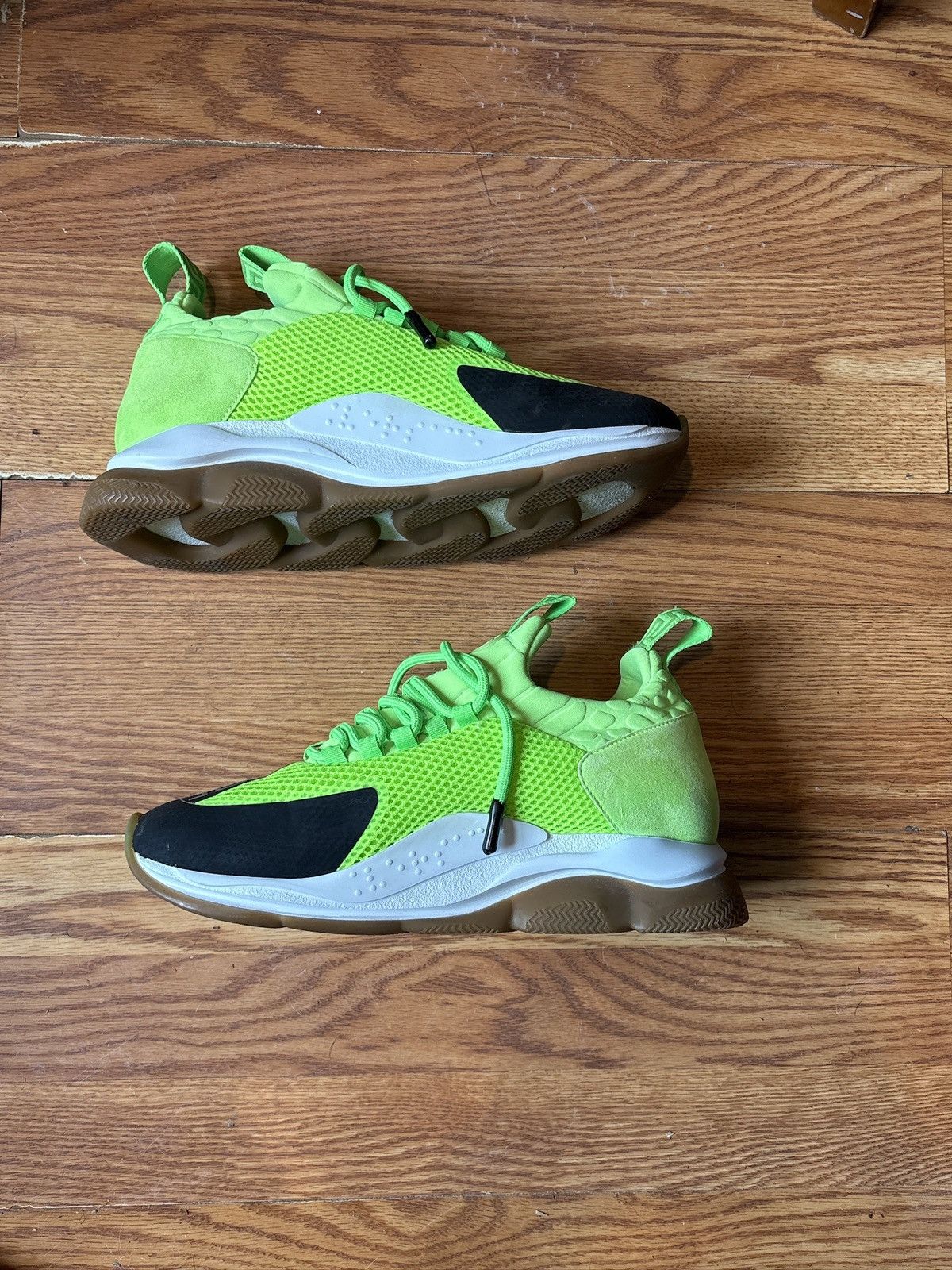 Versace Versace Cross Chainer “Fluo Green” Size US 11 / EU 44 - 1 Thumbnail