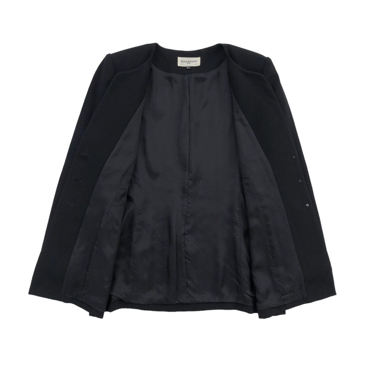 Balmain Balmain Paris Black Women Button Up Blazer /Jacket Size M / US 6-8 / IT 42-44 - 3 Thumbnail