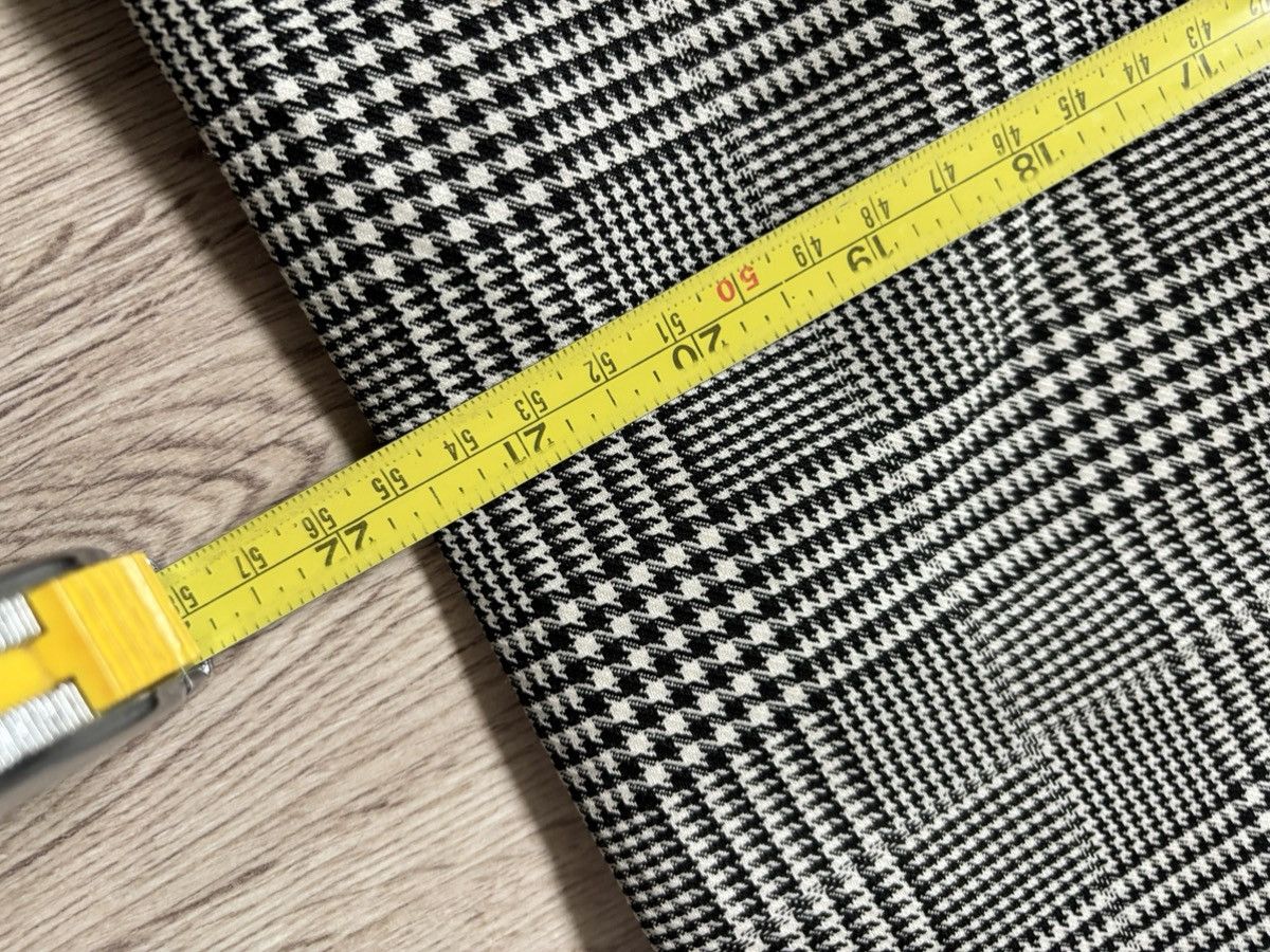 Stella McCartney Stella McCartney Houndstooth Plaid Wool Skirt Front Slit 40 Size 27" / US 4 / IT 40 - 11 Thumbnail