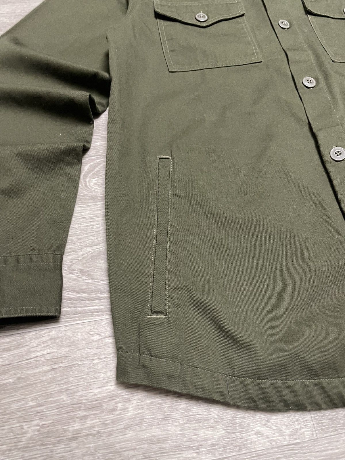Barbour BARBOUR Beacon Forest Green Twill Overshirt Jacket Size US M / EU 48-50 / 2 - 7 Thumbnail