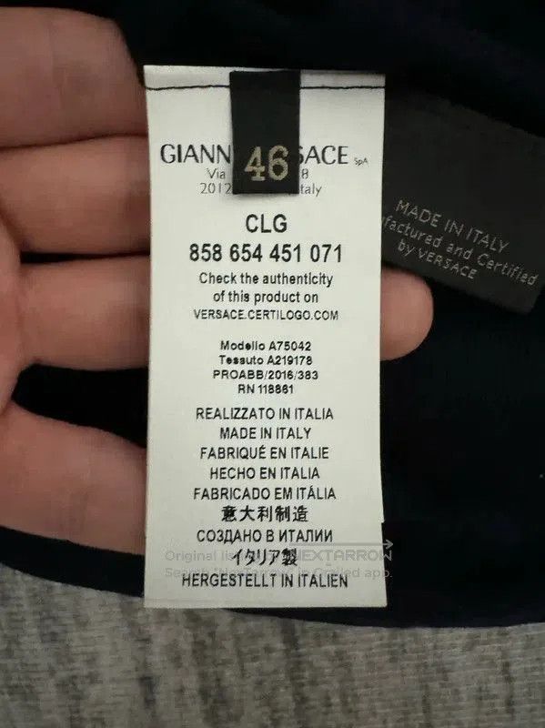 Versace Versace Black Wool Embroidered Medusa Pullover . Size US M / EU 48-50 / 2 - 4 Thumbnail